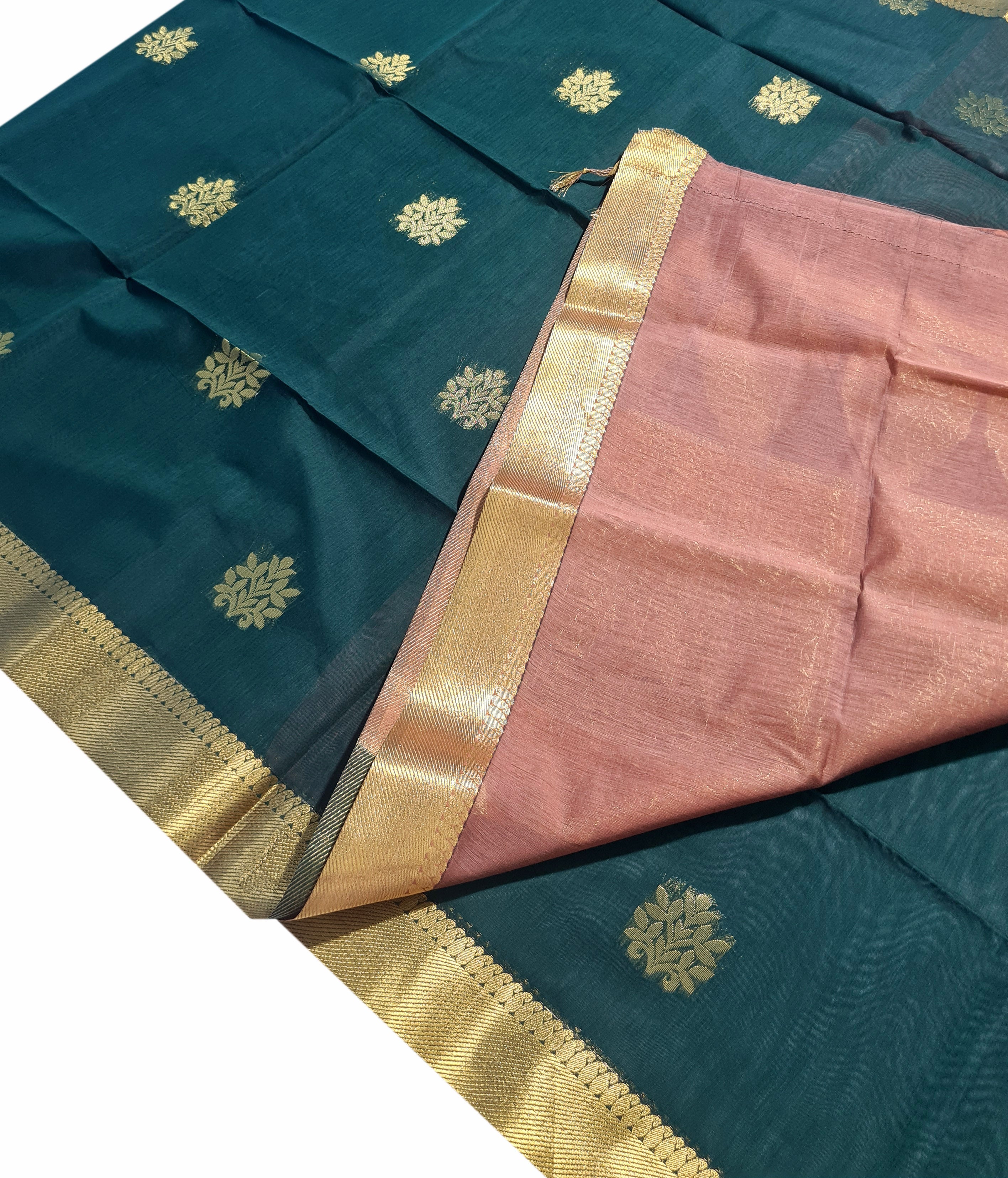 Contrast Cotton sarees
