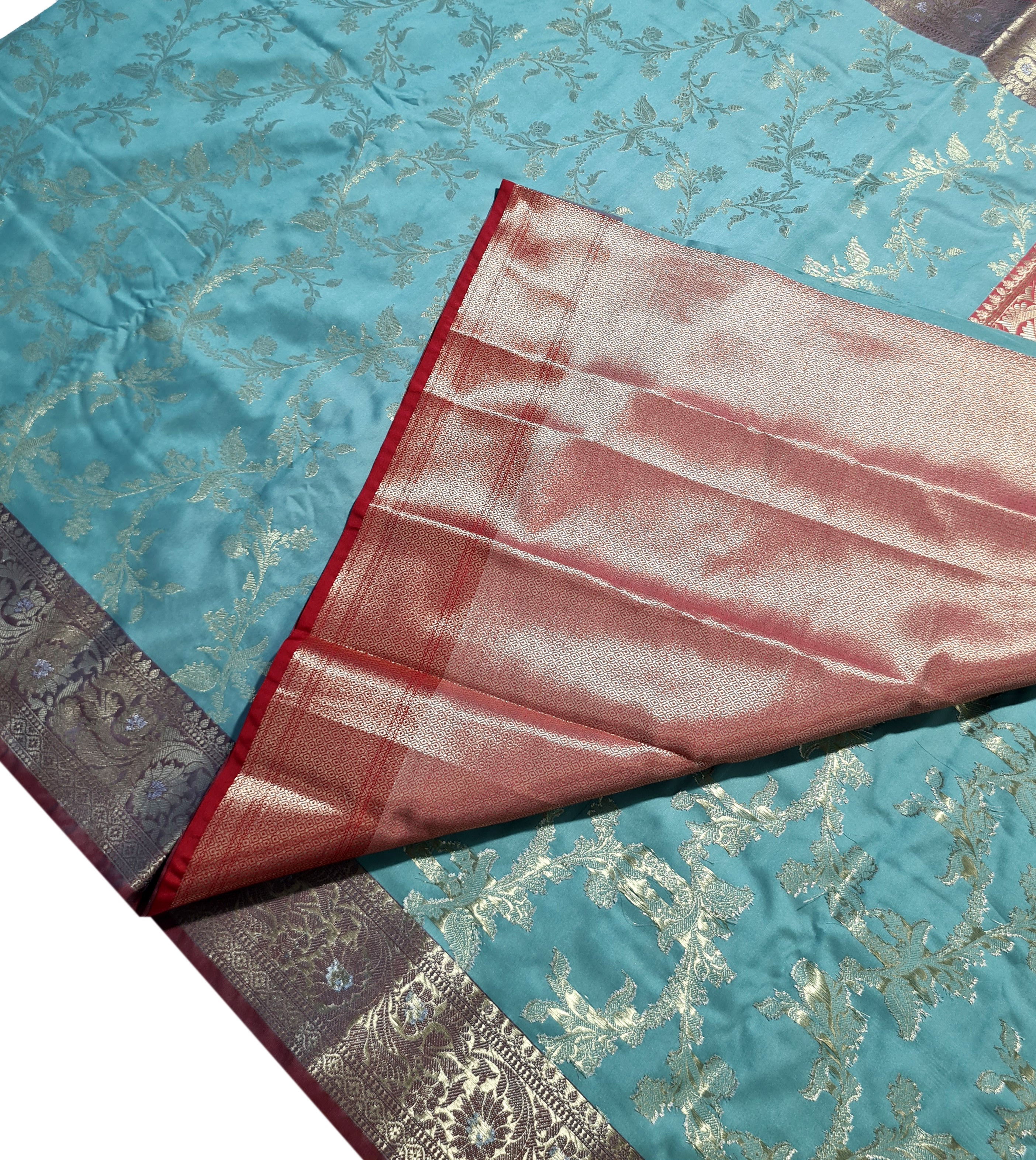 Banarasi Katan Jaal Silk Sarees