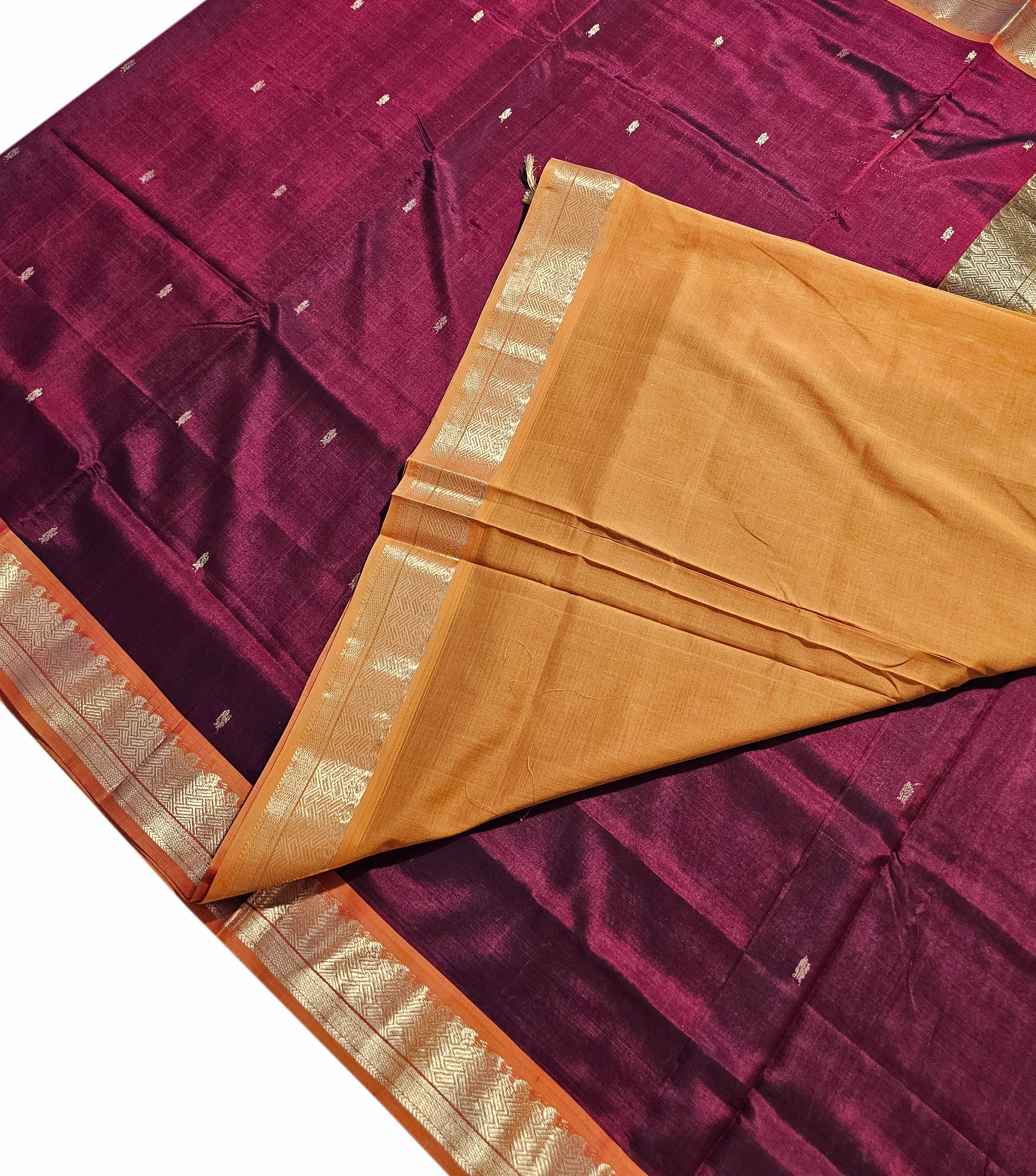 Kanchipuram Pure Silk Cotton Saree