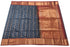 Kanchi Vegan Silk Saree With Contrast Blouse and Rich Jari Pallu