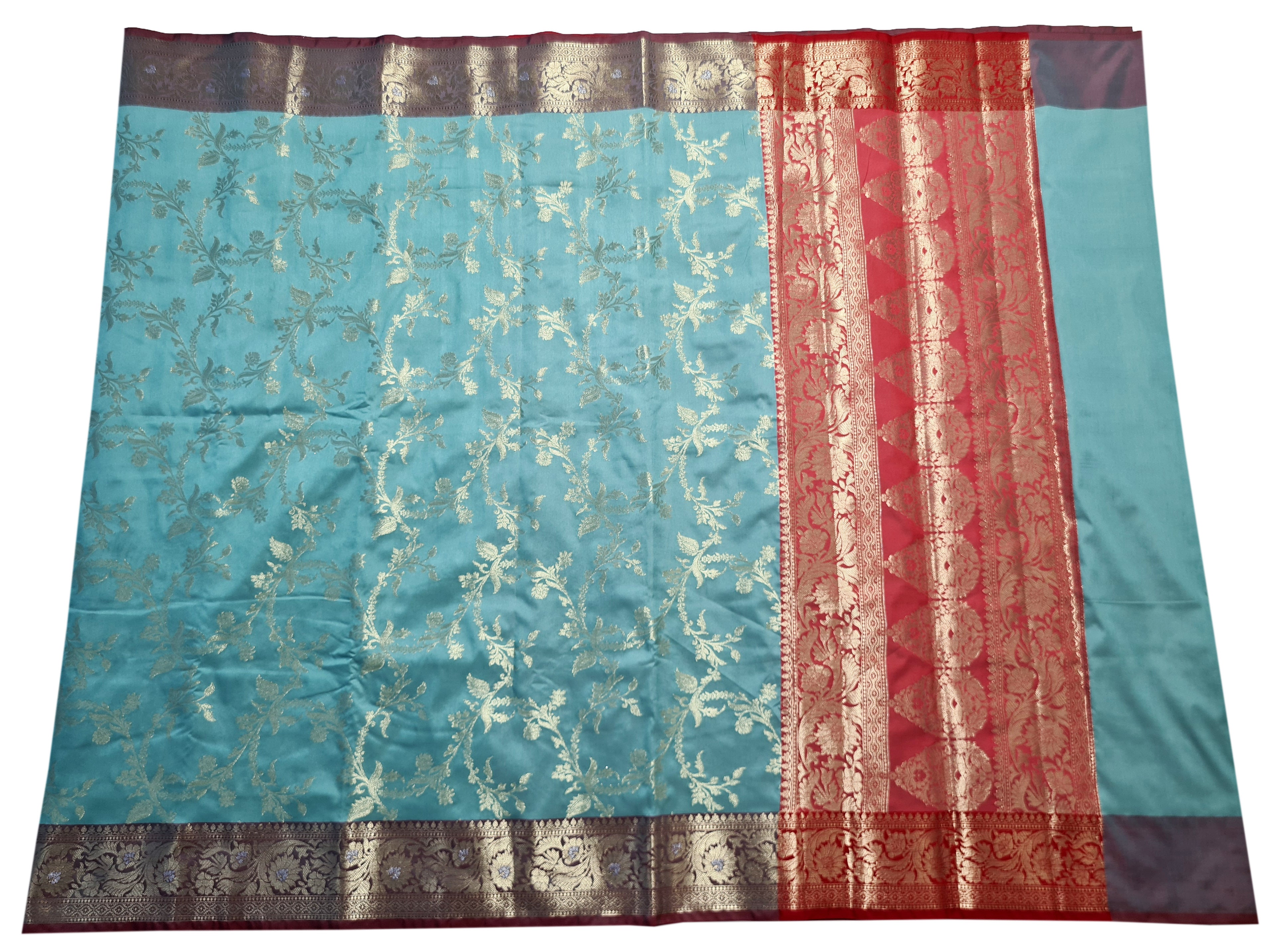 Banarasi Katan Jaal Silk Sarees