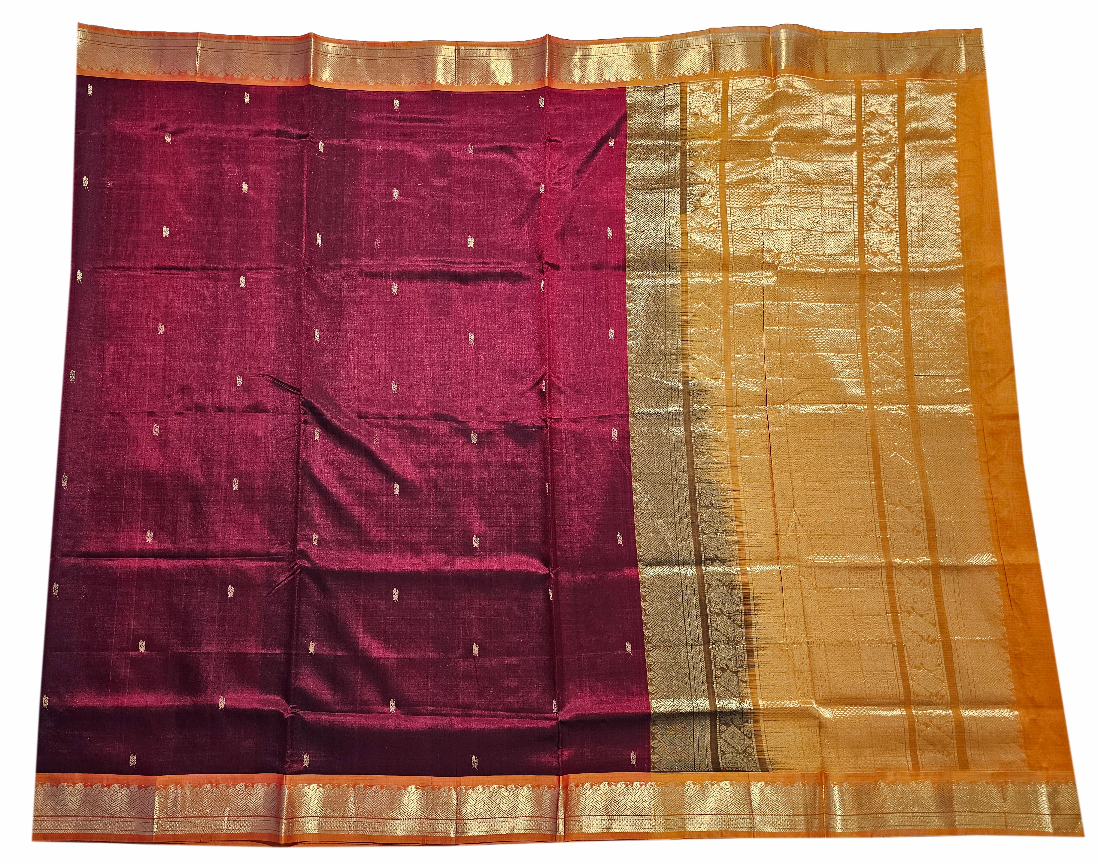 Kanchipuram Pure Silk Cotton Saree