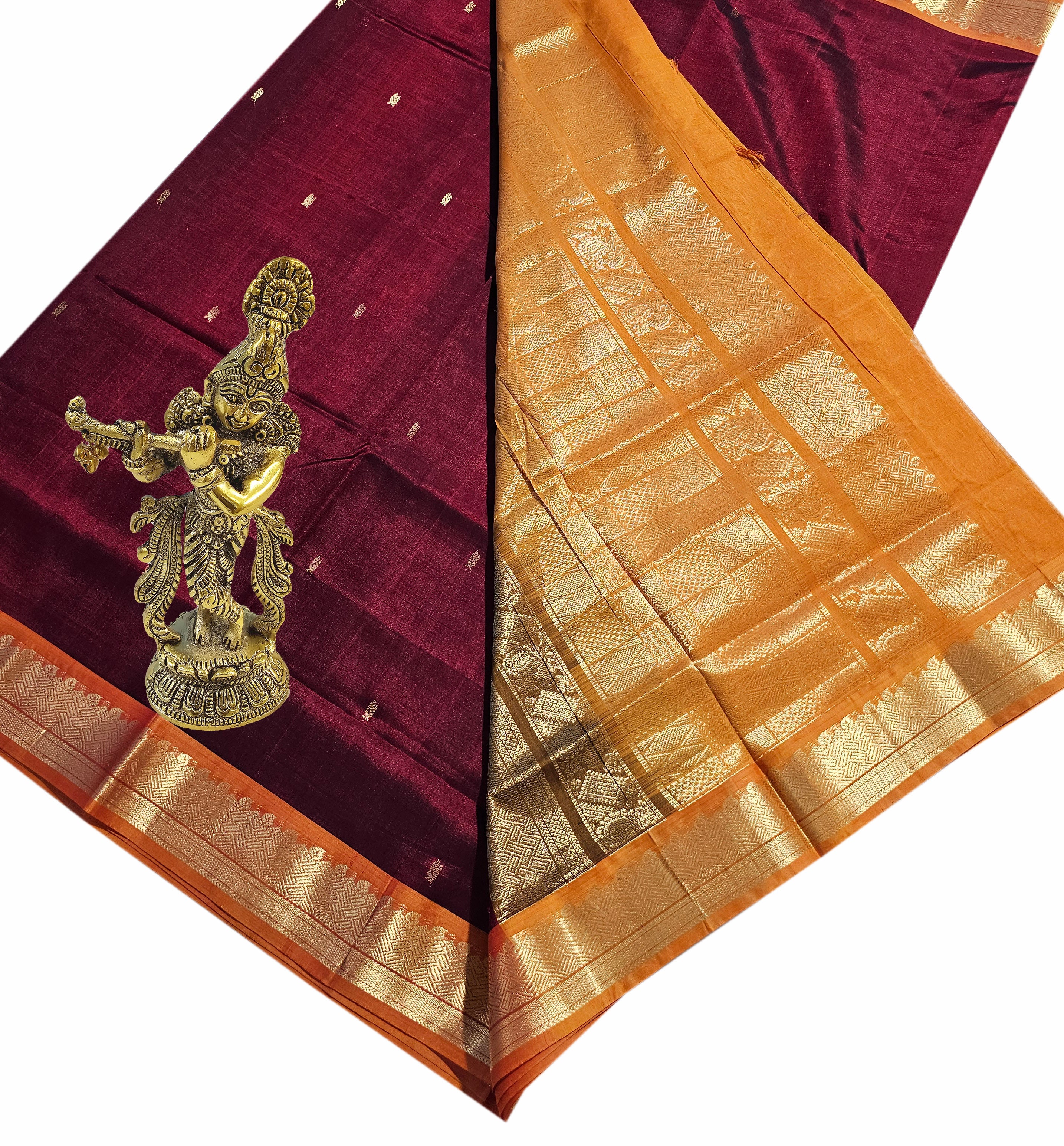 Kanchipuram Pure Silk Cotton Saree