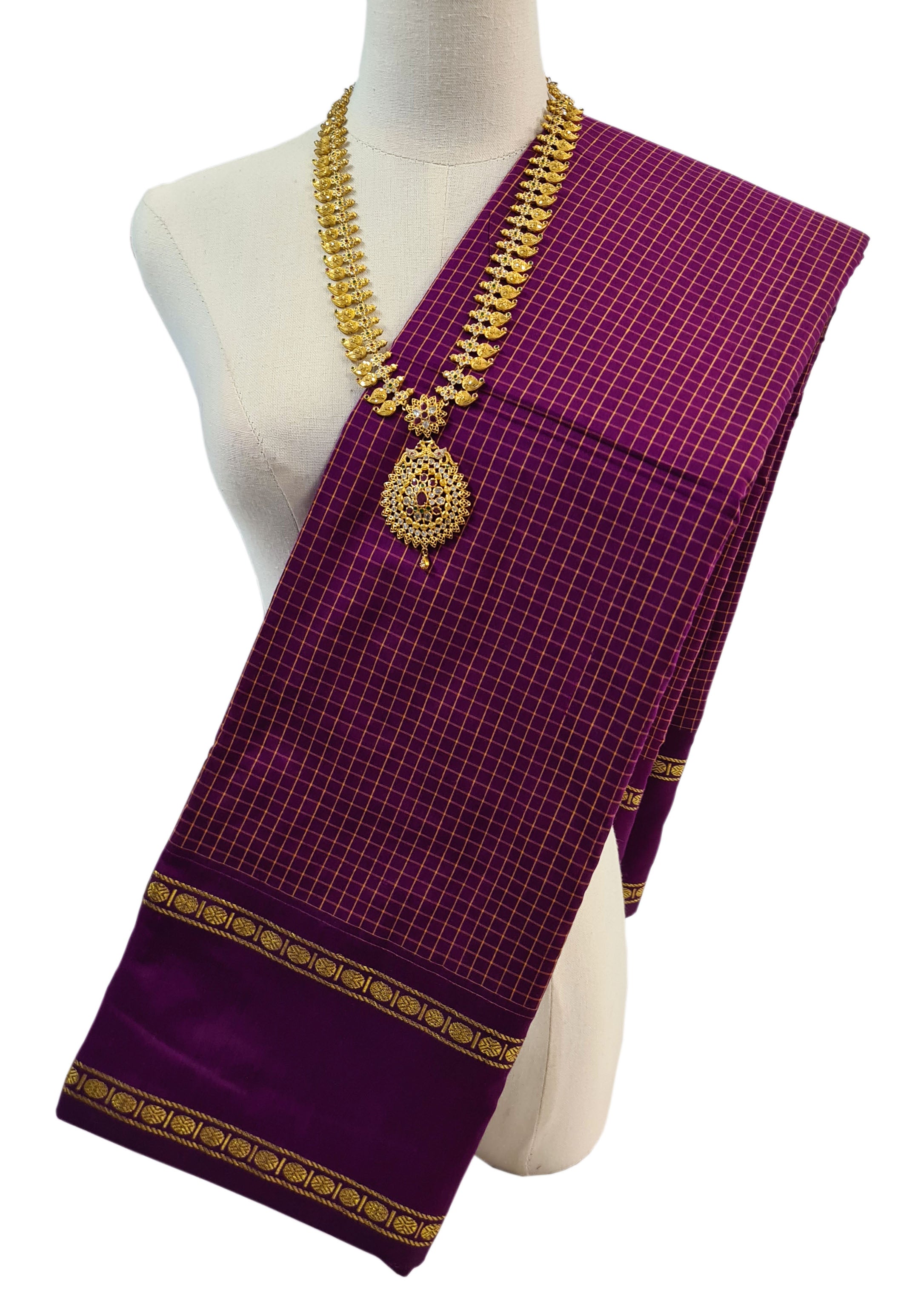 Vairaoosi Agarlic Cotton Silk Sarees