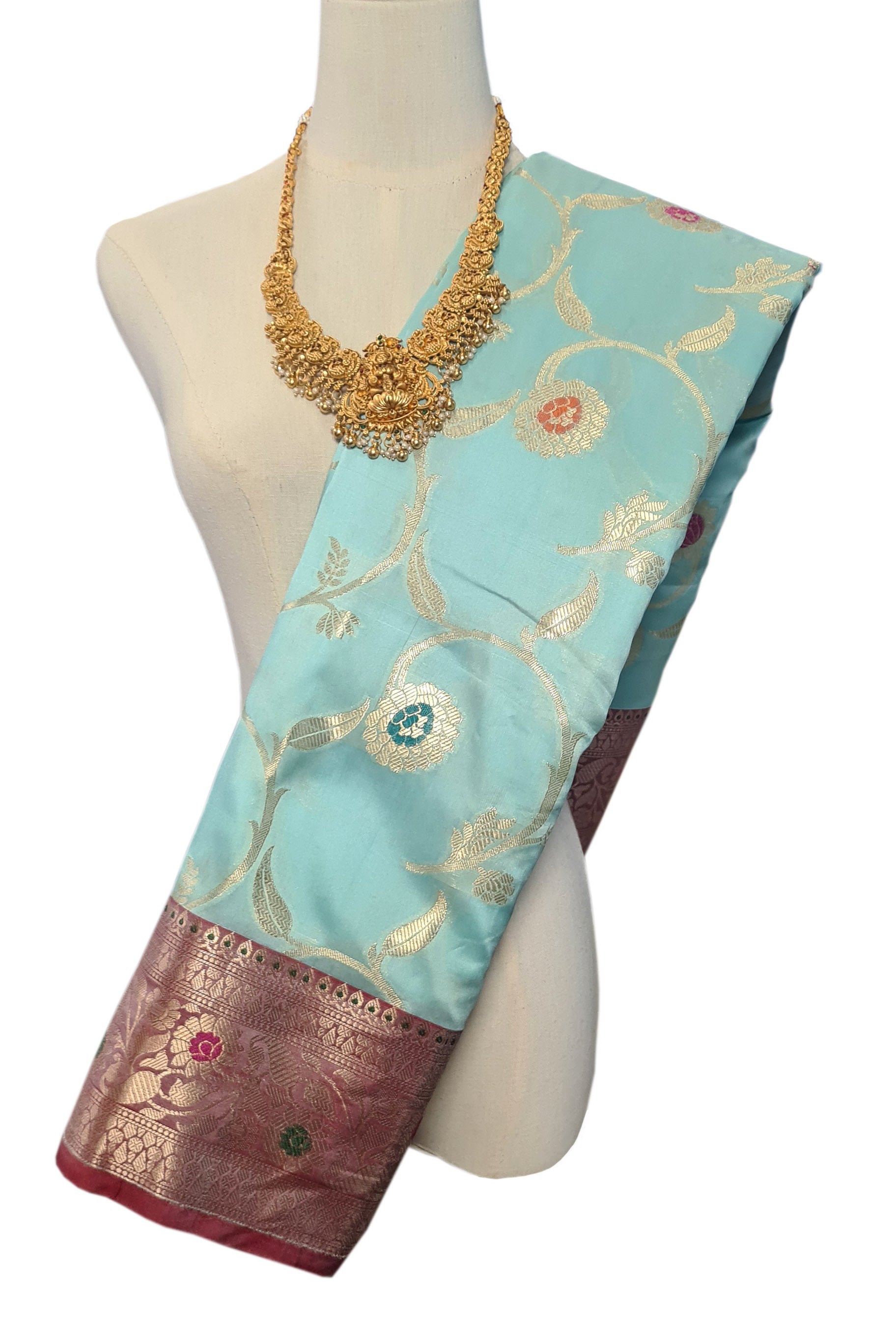 Banarasi Katan Jaal Silk Sarees