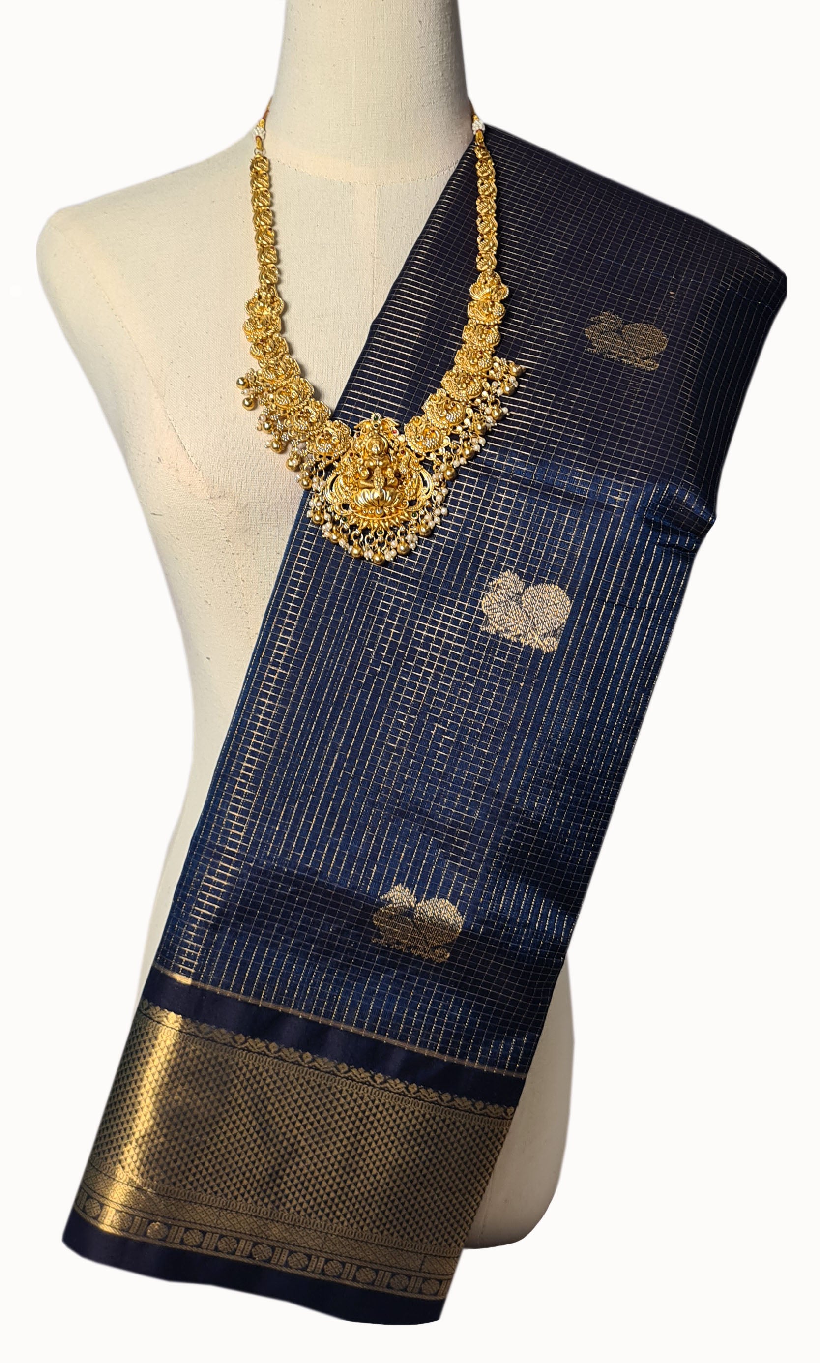 Vairaoosi Kanchipuram Pure Silk Cotton Saree