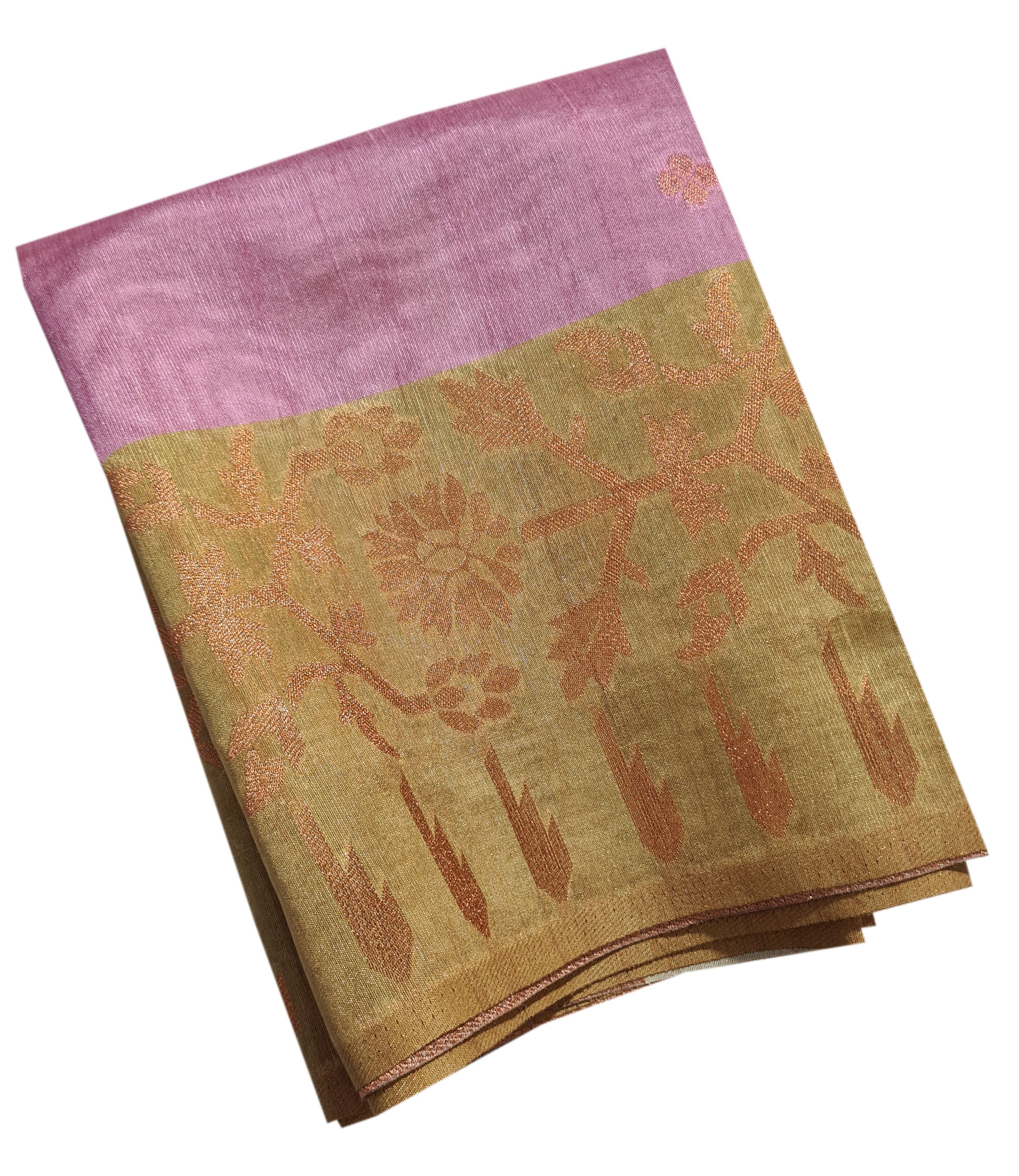 Semi Tussar Antic Design Sarees