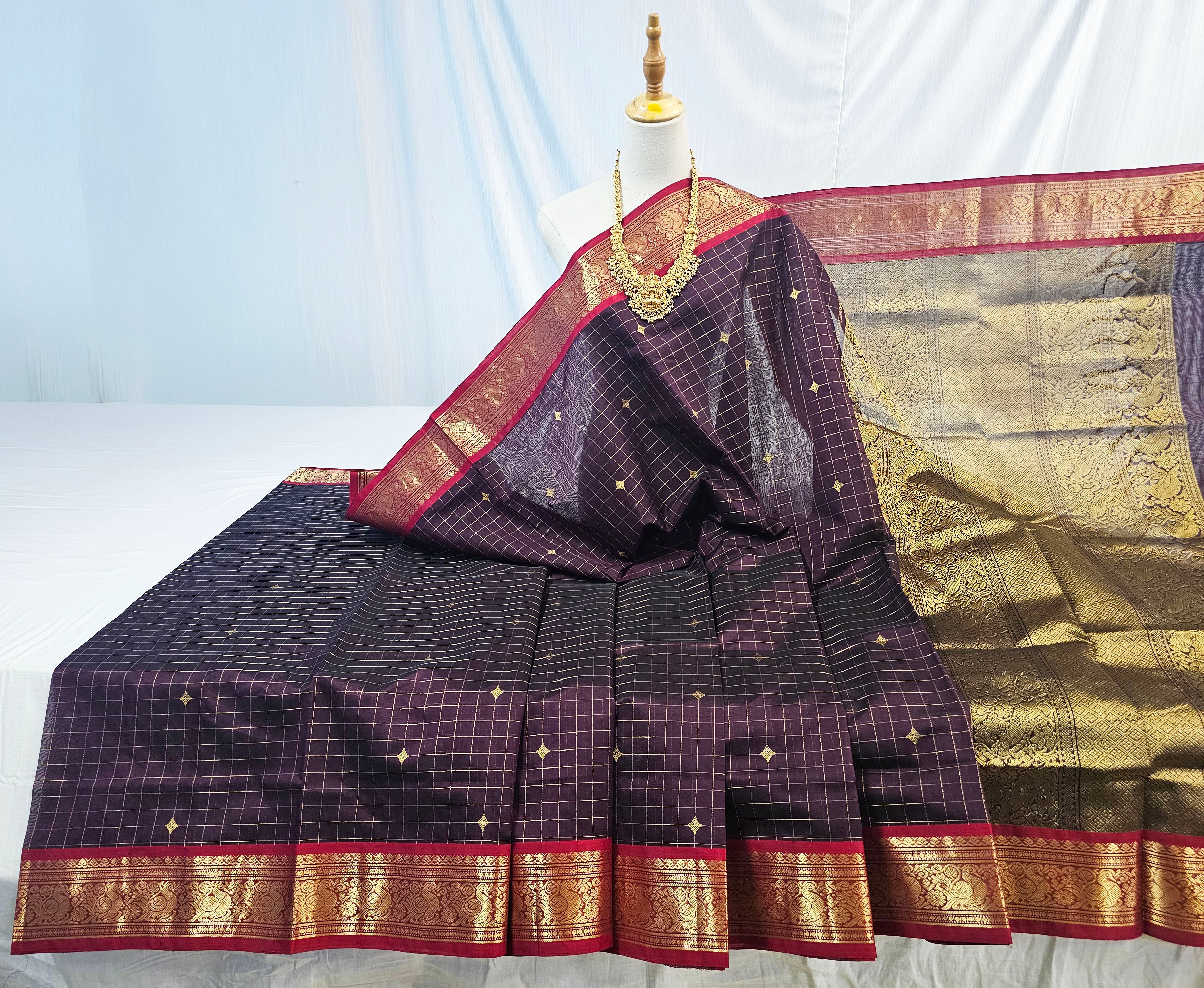 Kanchipuram Pure Silk Cotton Saree
