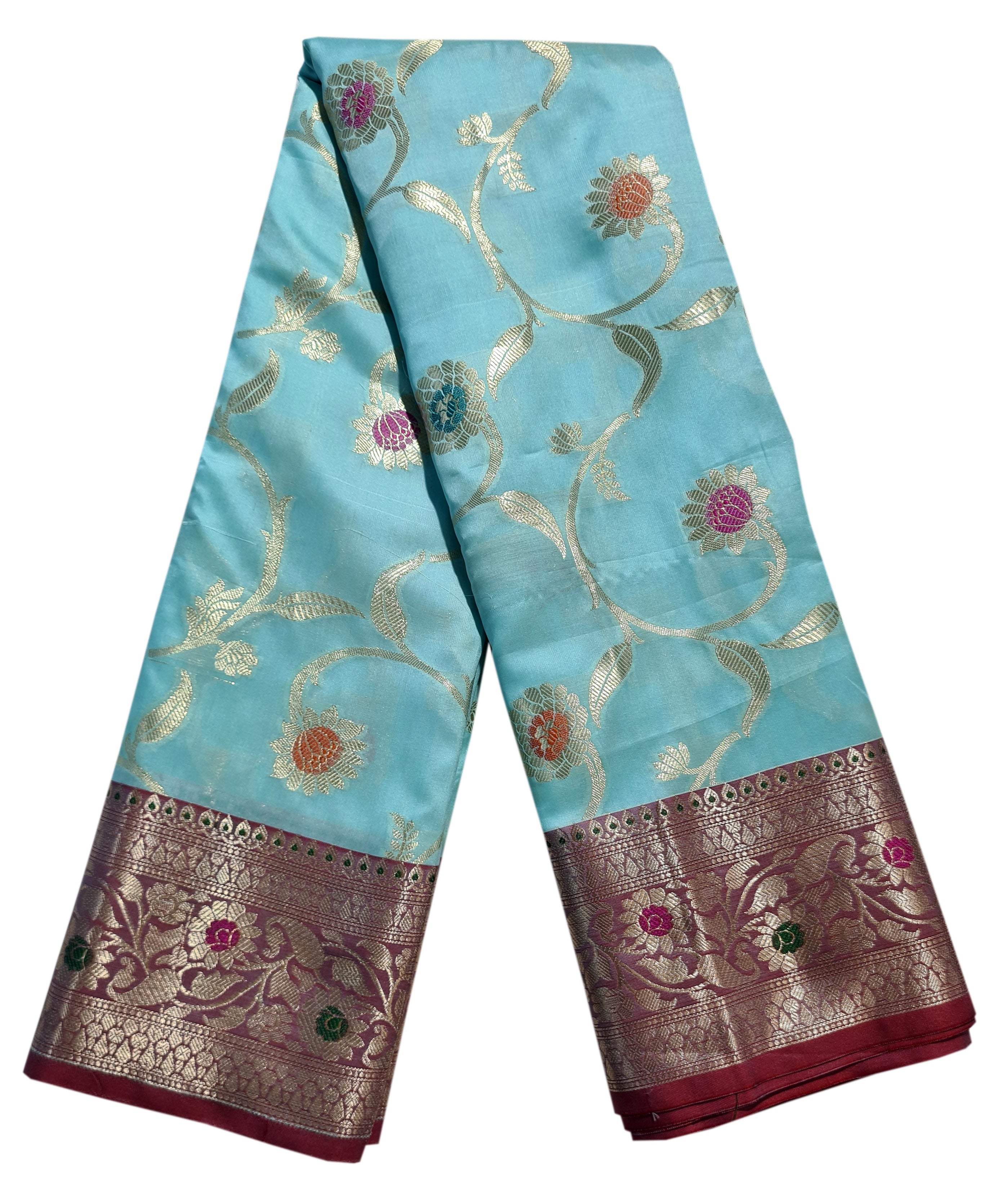 Banarasi Katan Jaal Silk Sarees