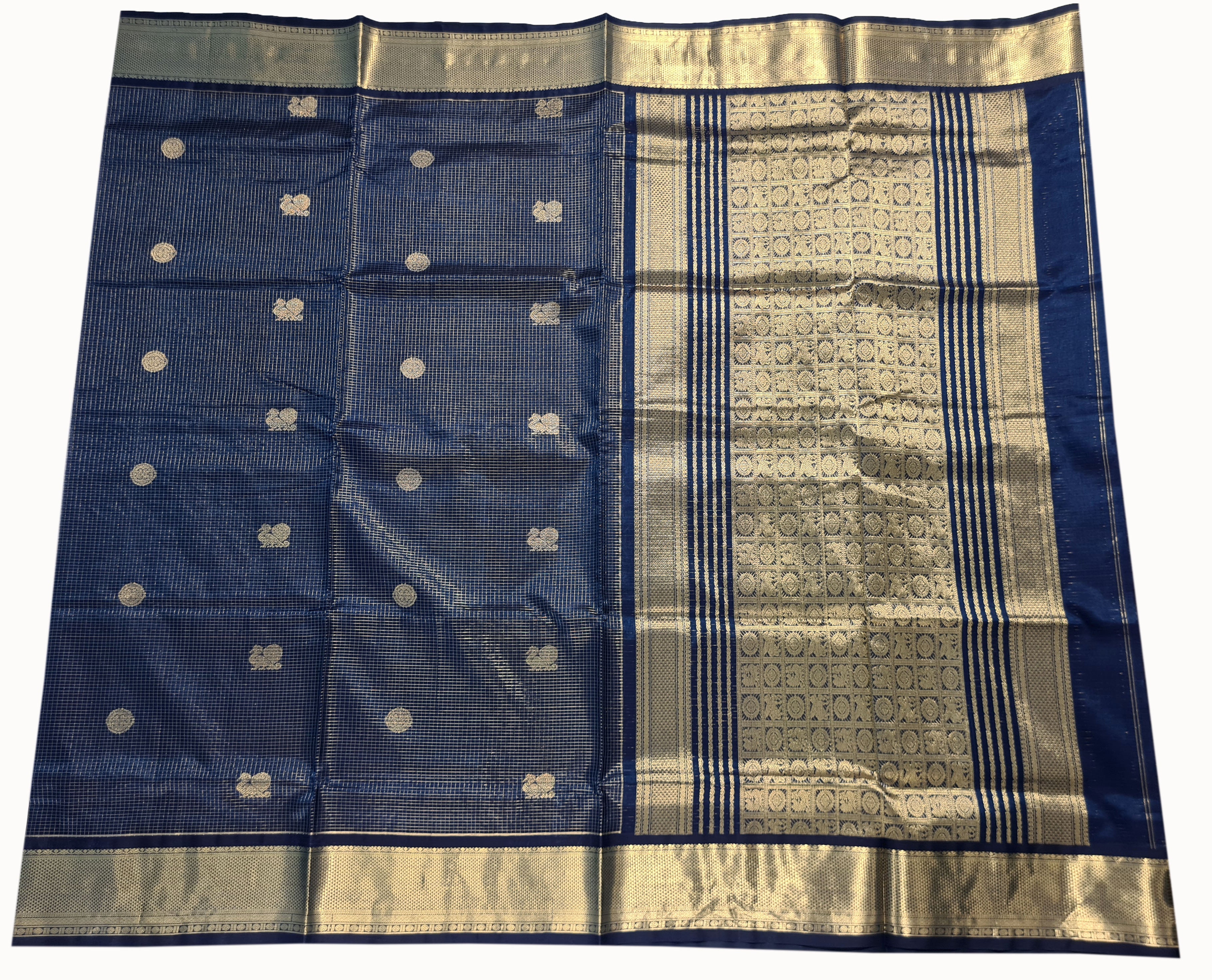 Vairaoosi Kanchipuram Pure Silk Cotton Saree