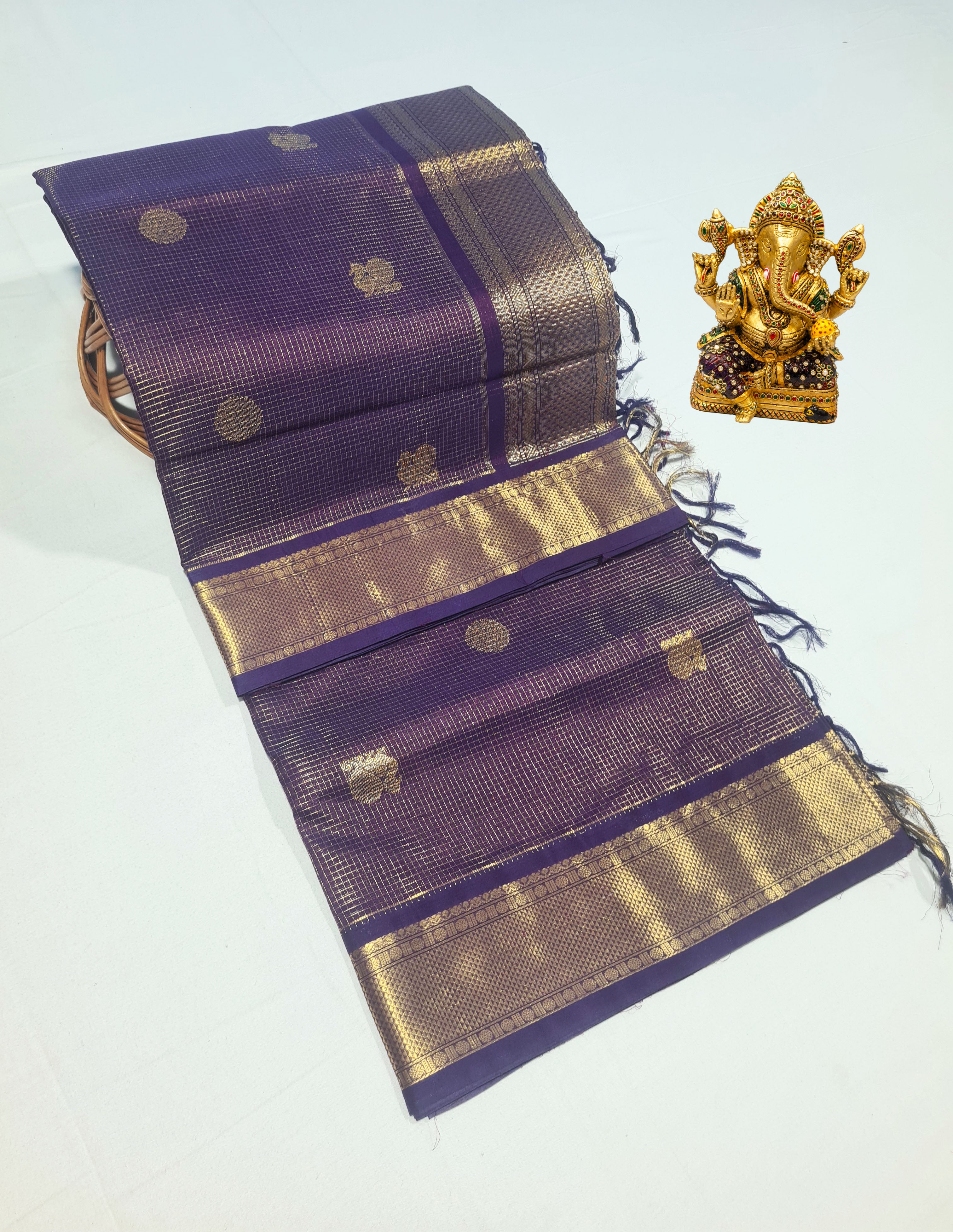 Kanchipuram Pure Silk Cotton Saree