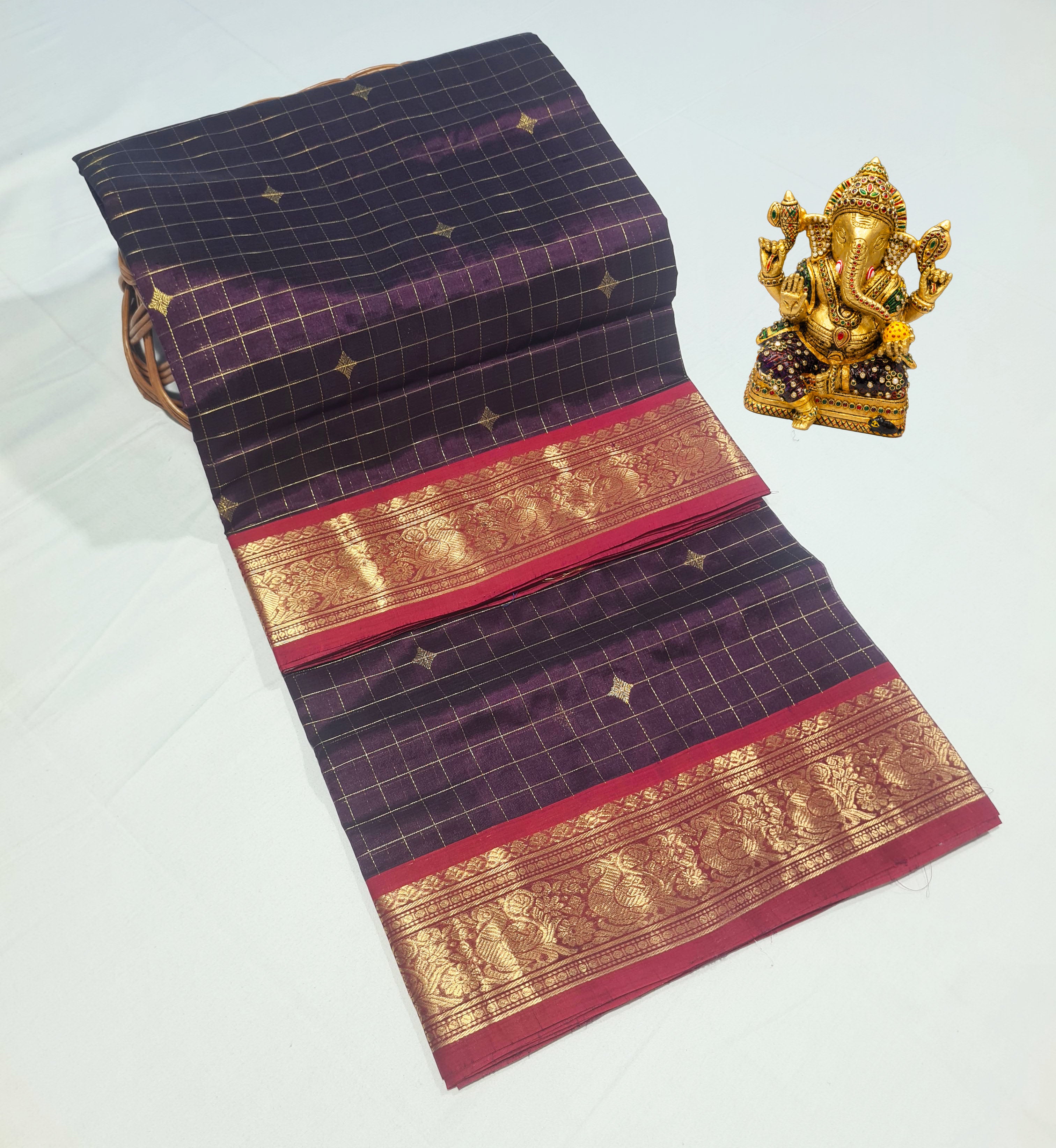 Kanchipuram Pure Silk Cotton Saree