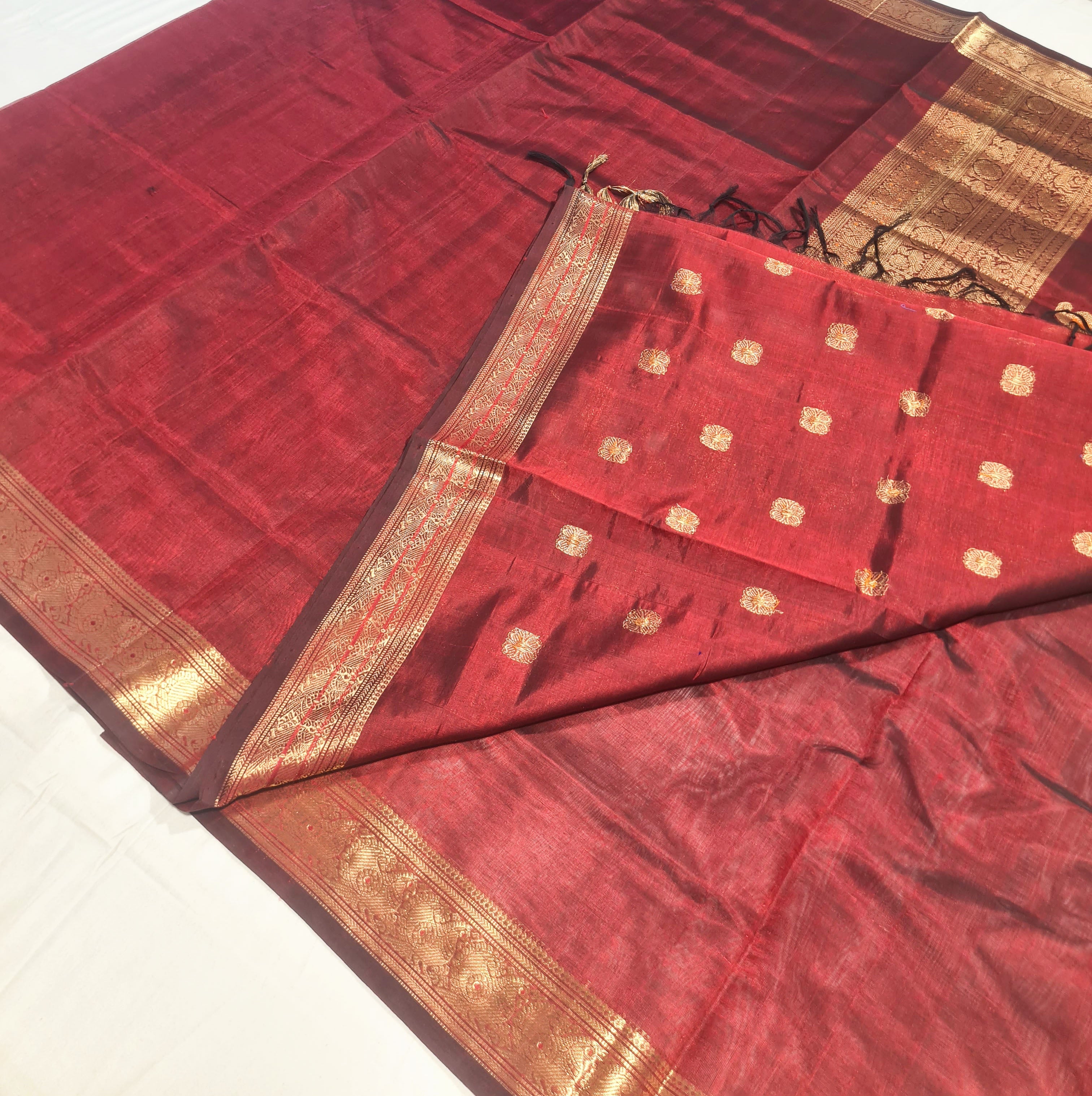 Kanchipuram Pure Silk Cotton Saree