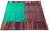 Kanchi Vegan Silk Saree With Contrast Blouse and Rich Jari Pallu
