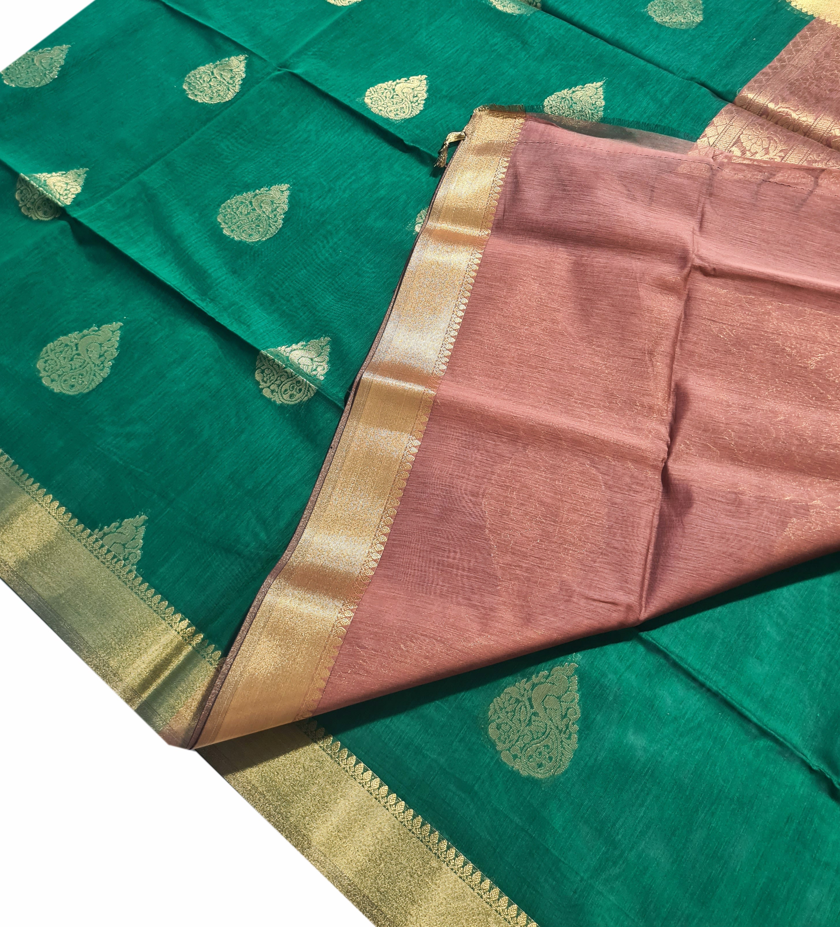 Contrast Cotton sarees