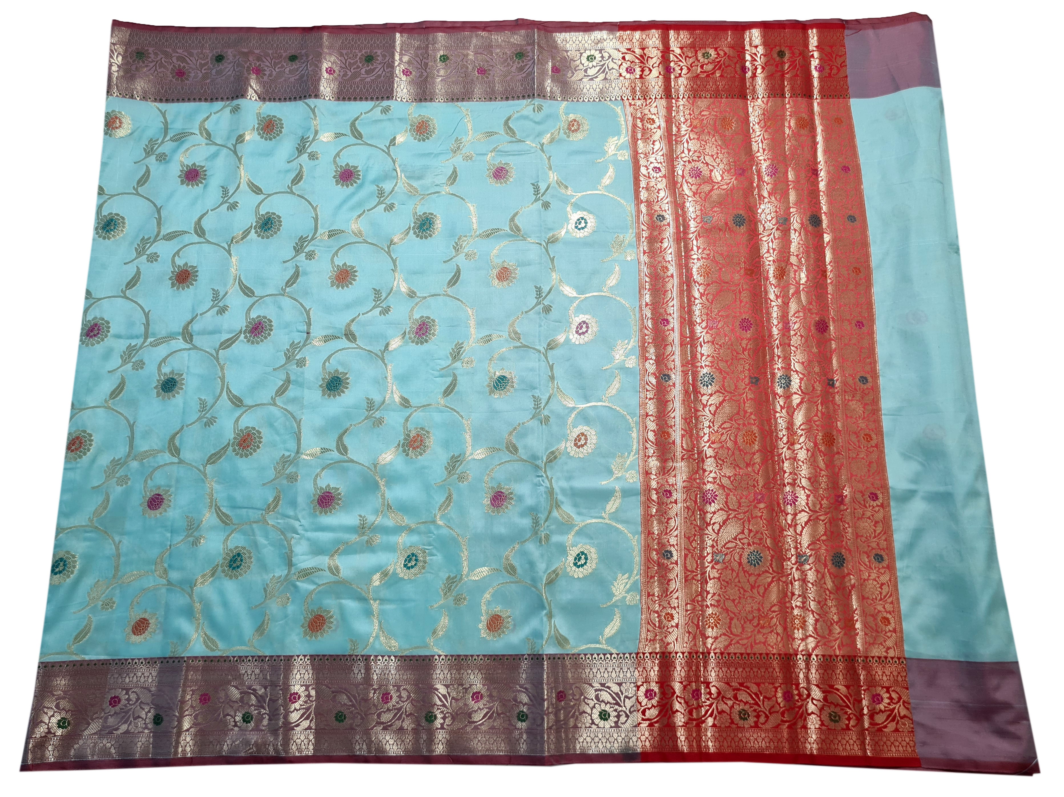 Banarasi Katan Jaal Silk Sarees
