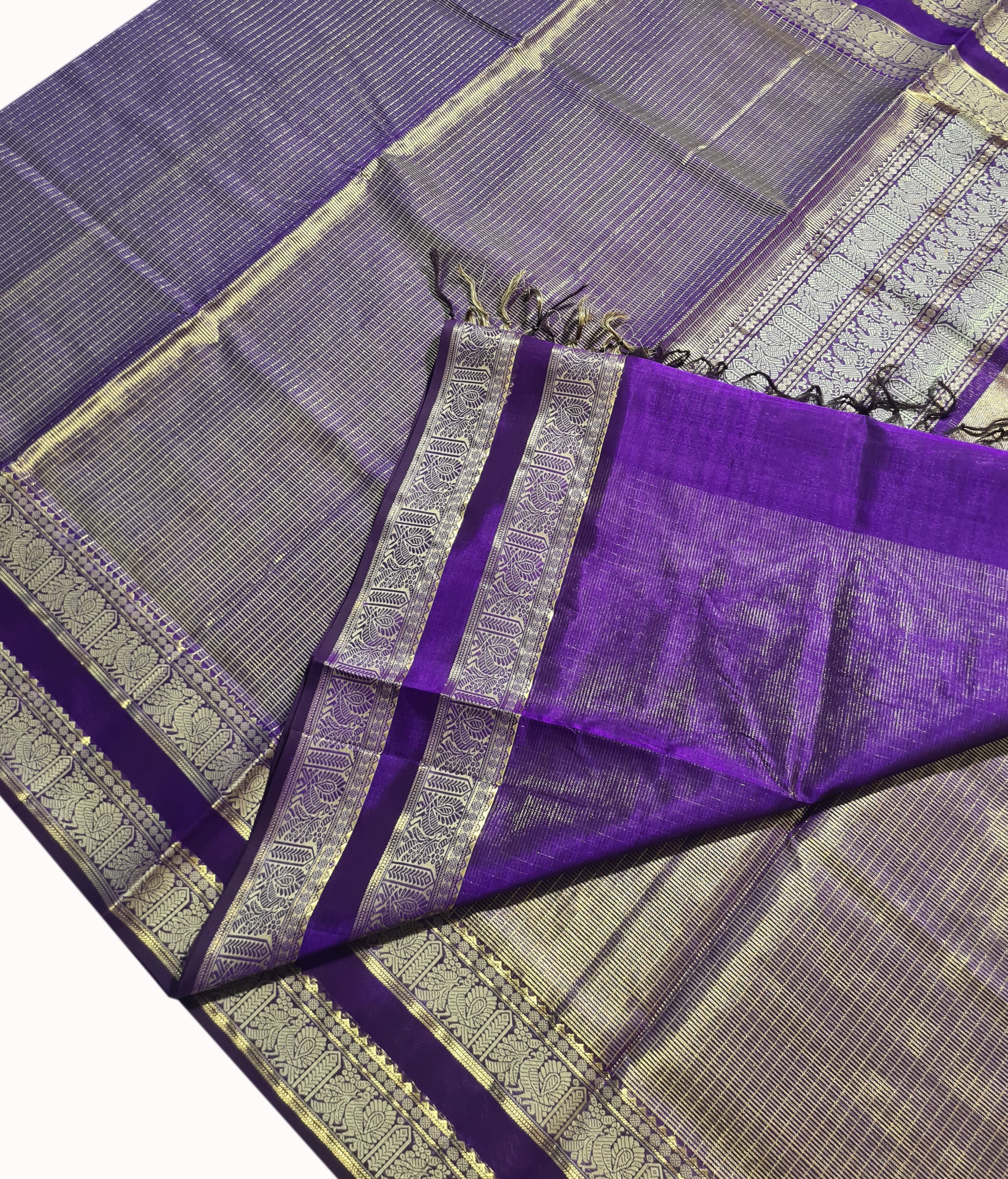 Tissue Kanchipuram Pure Silk Cotton Saree