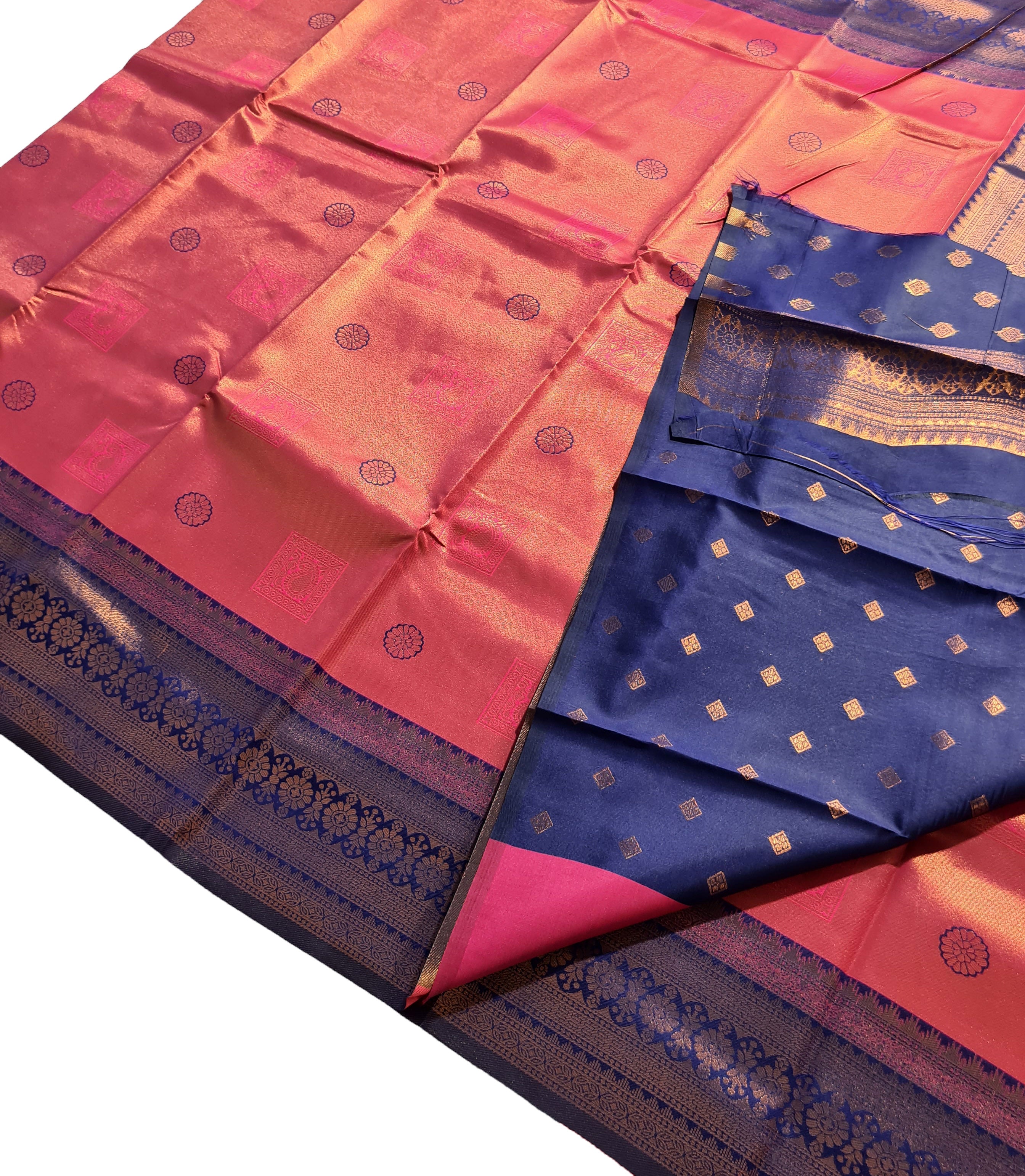 Antique Zari Butta Silk Saree