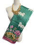 Semi tussar Antic Design Sarees