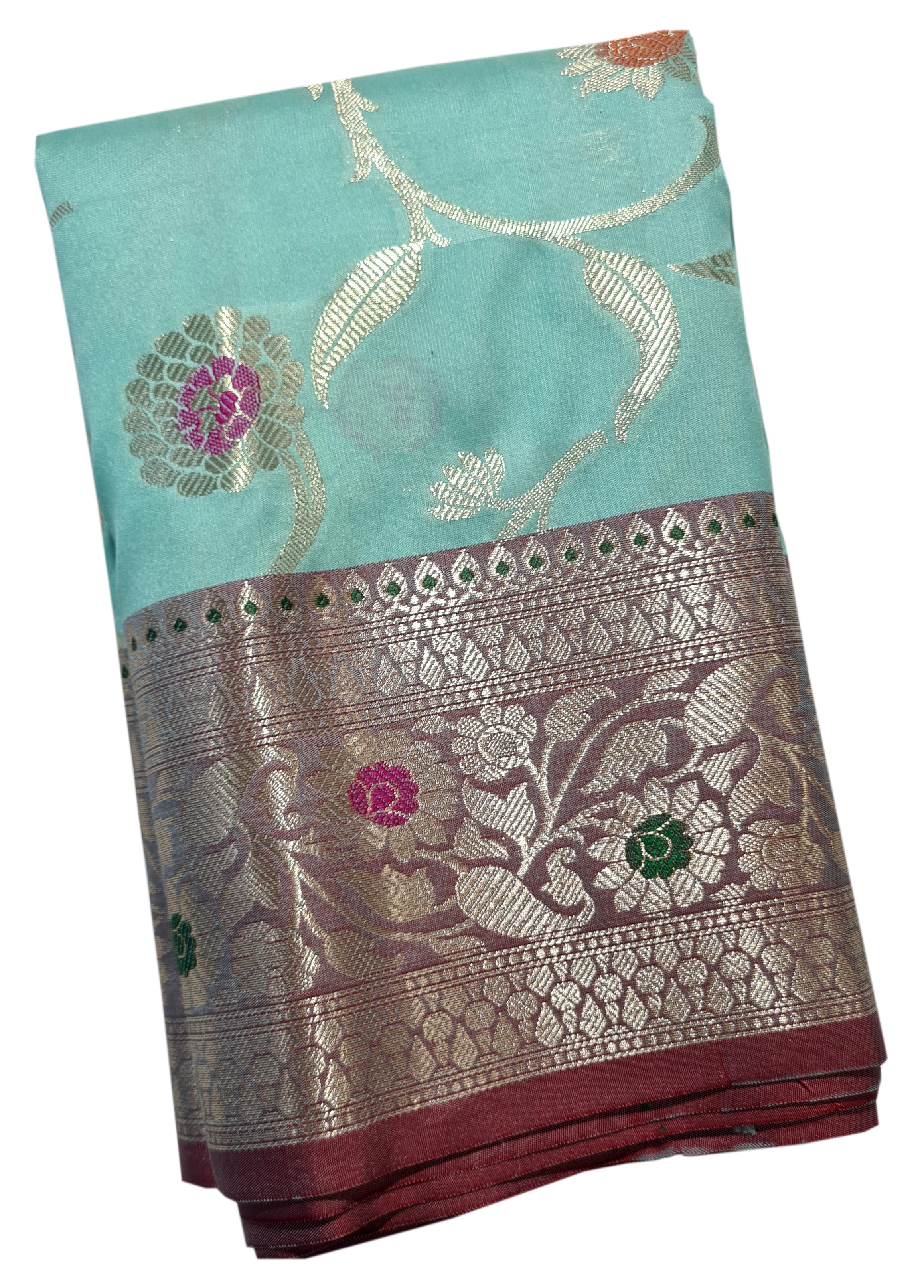 Banarasi Katan Jaal Silk Sarees