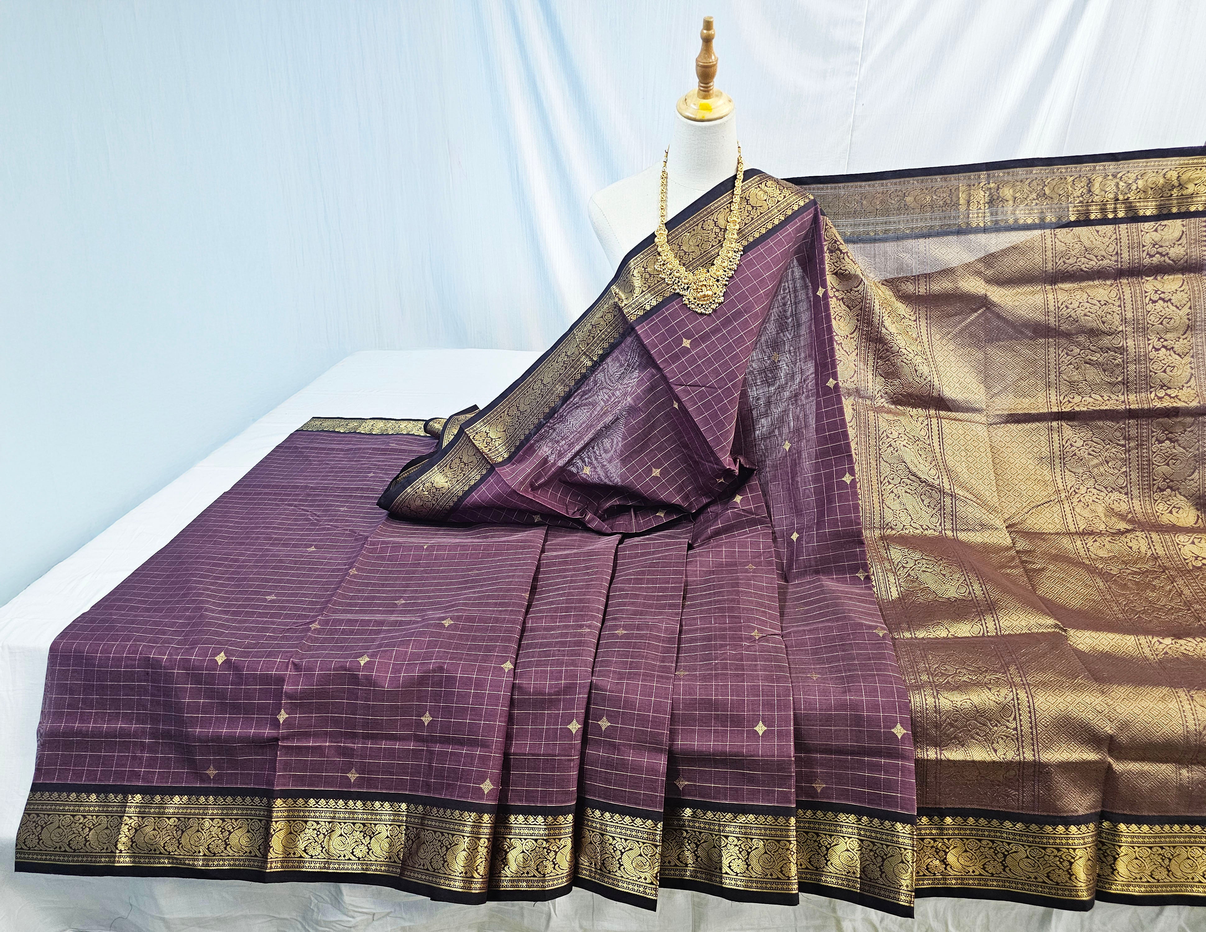 Kanchipuram Pure Silk Cotton Saree