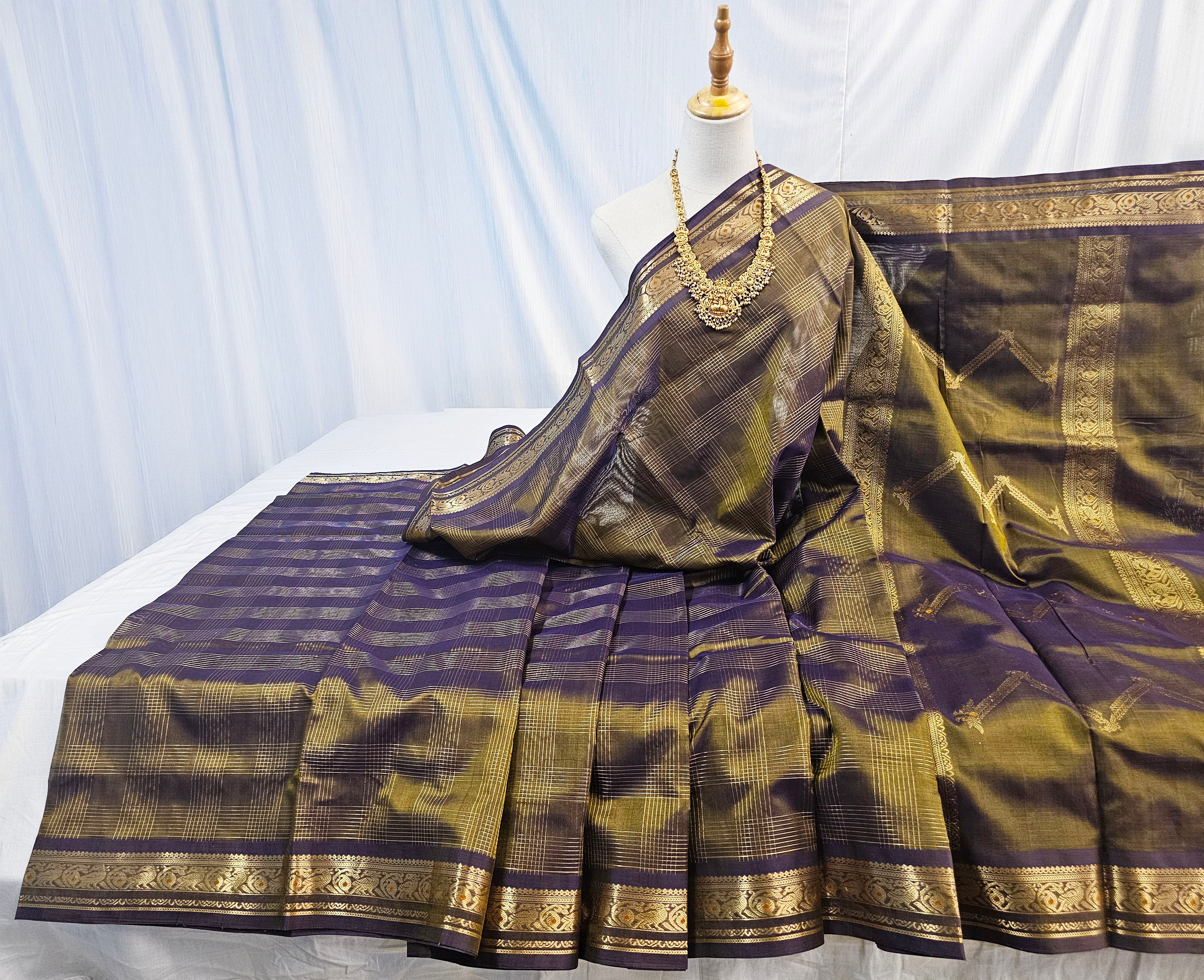 Kanchipuram Pure Silk Cotton Saree