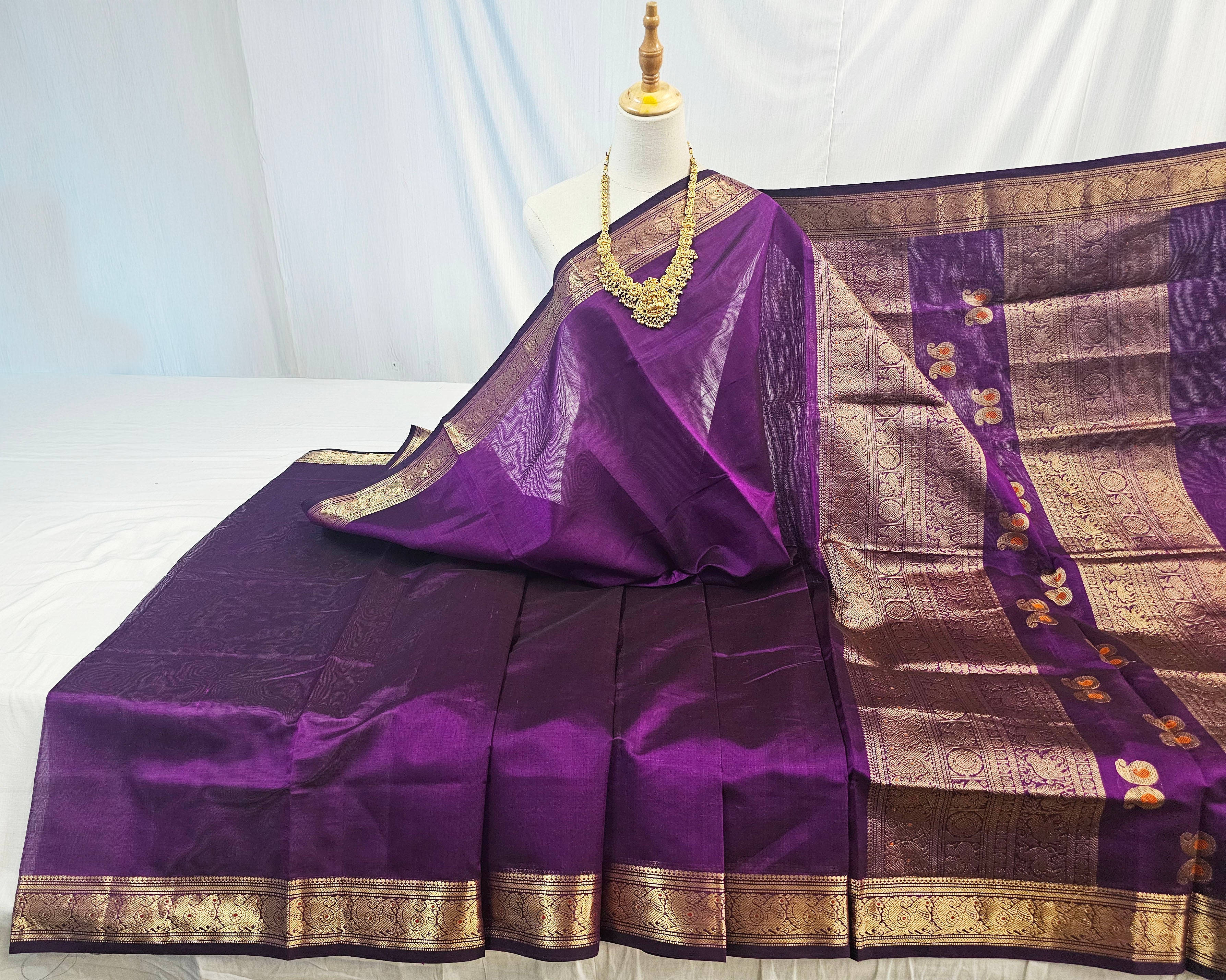 Kanchipuram Pure Silk Cotton Saree