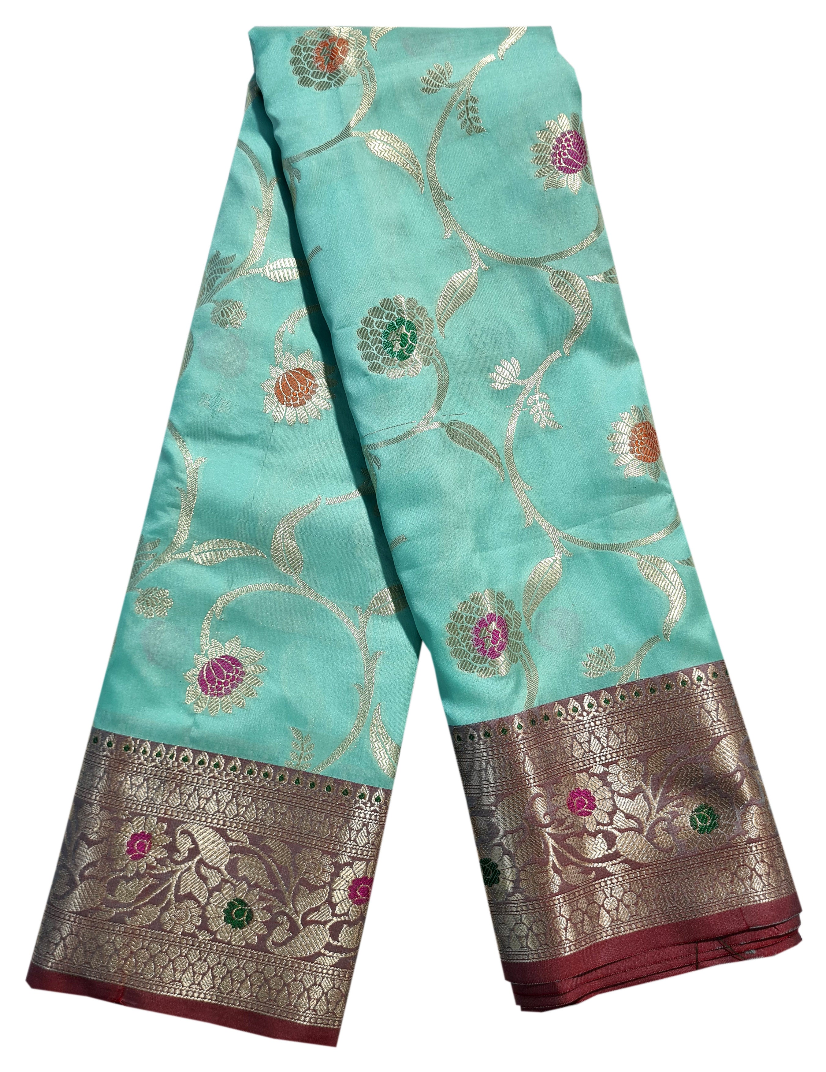 Banarasi Katan Jaal Silk Sarees