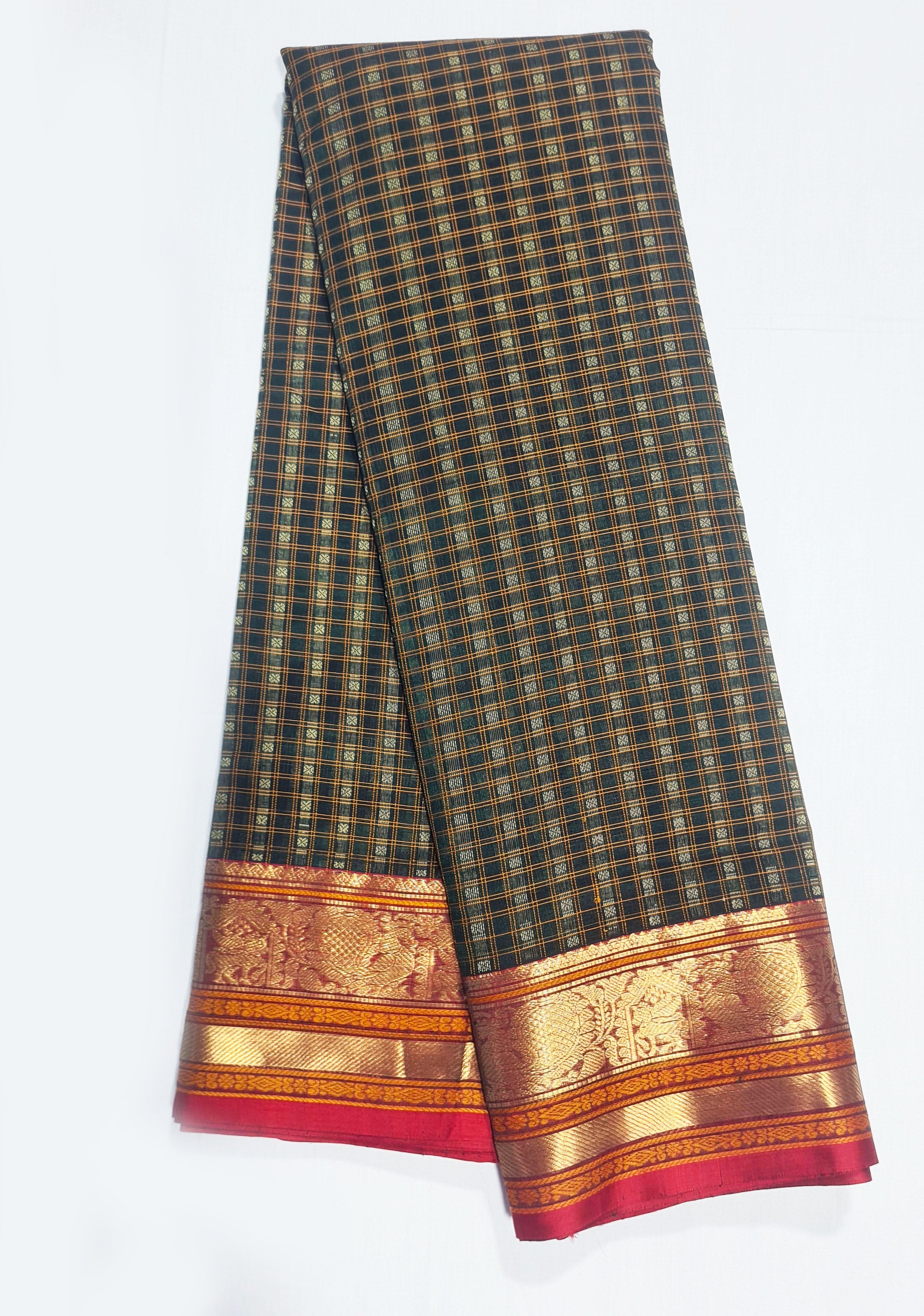 Kanchipuram Pure Silk Cotton Saree