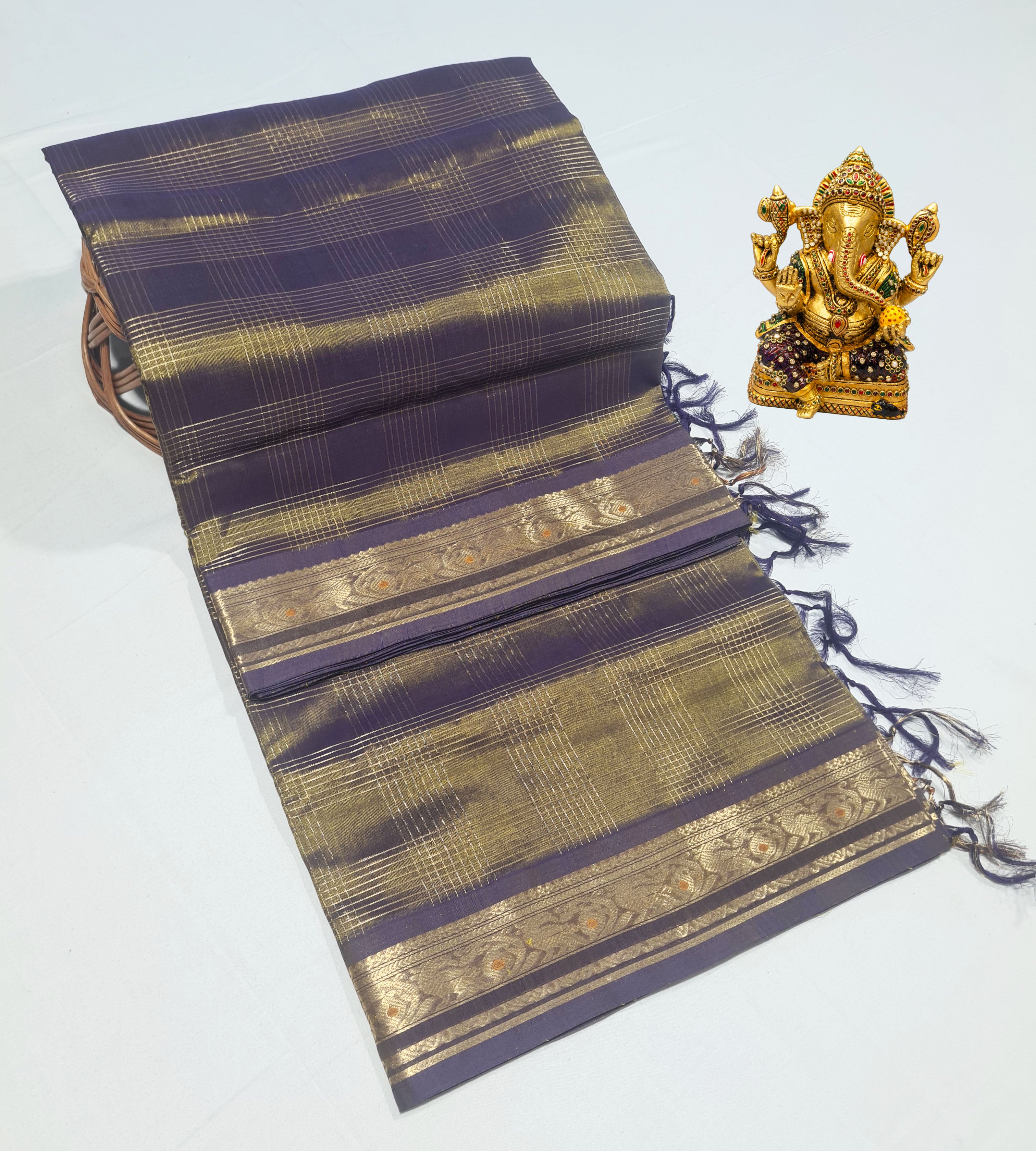 Kanchipuram Pure Silk Cotton Saree