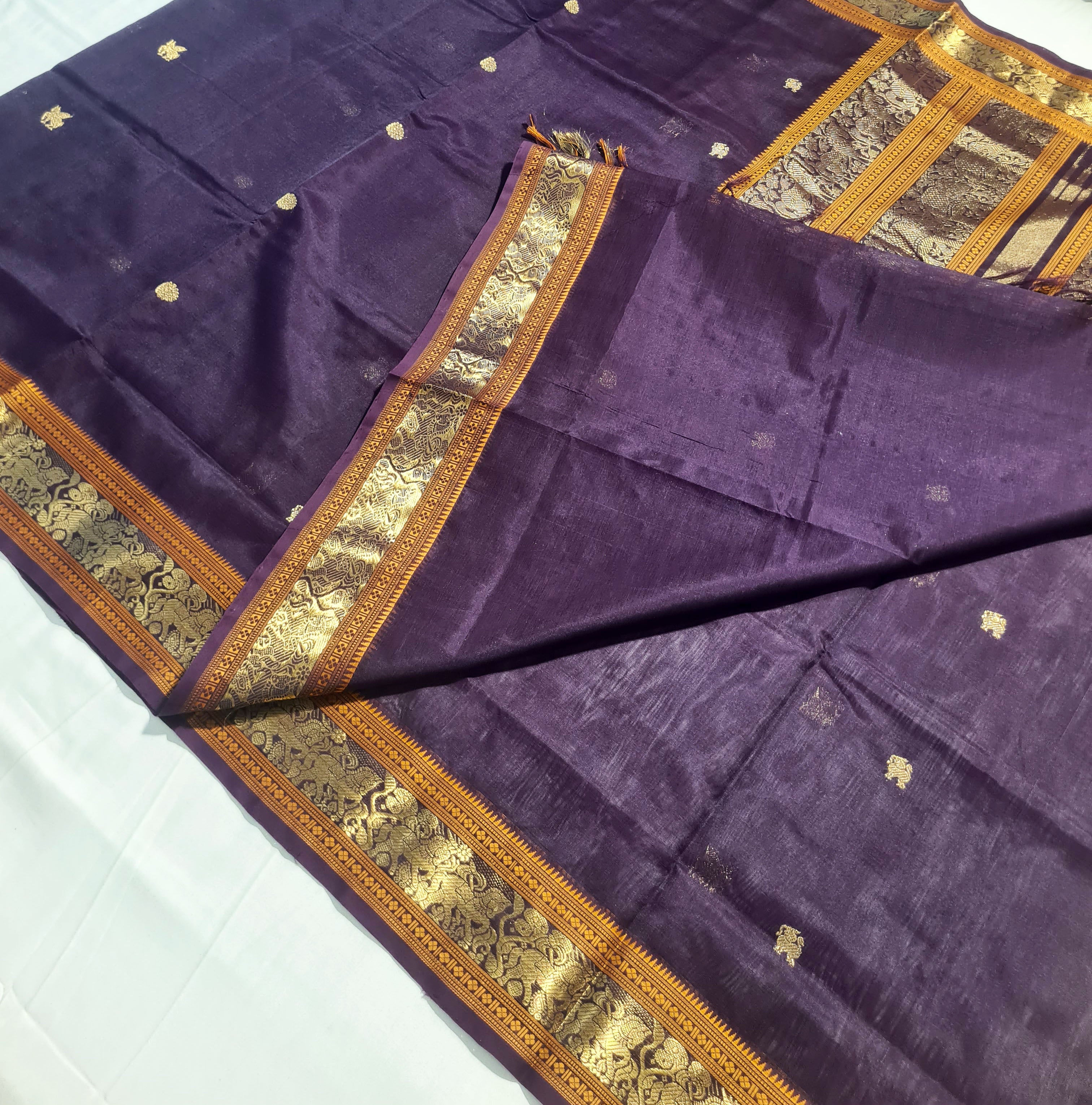Kanchipuram Pure Silk Cotton Saree