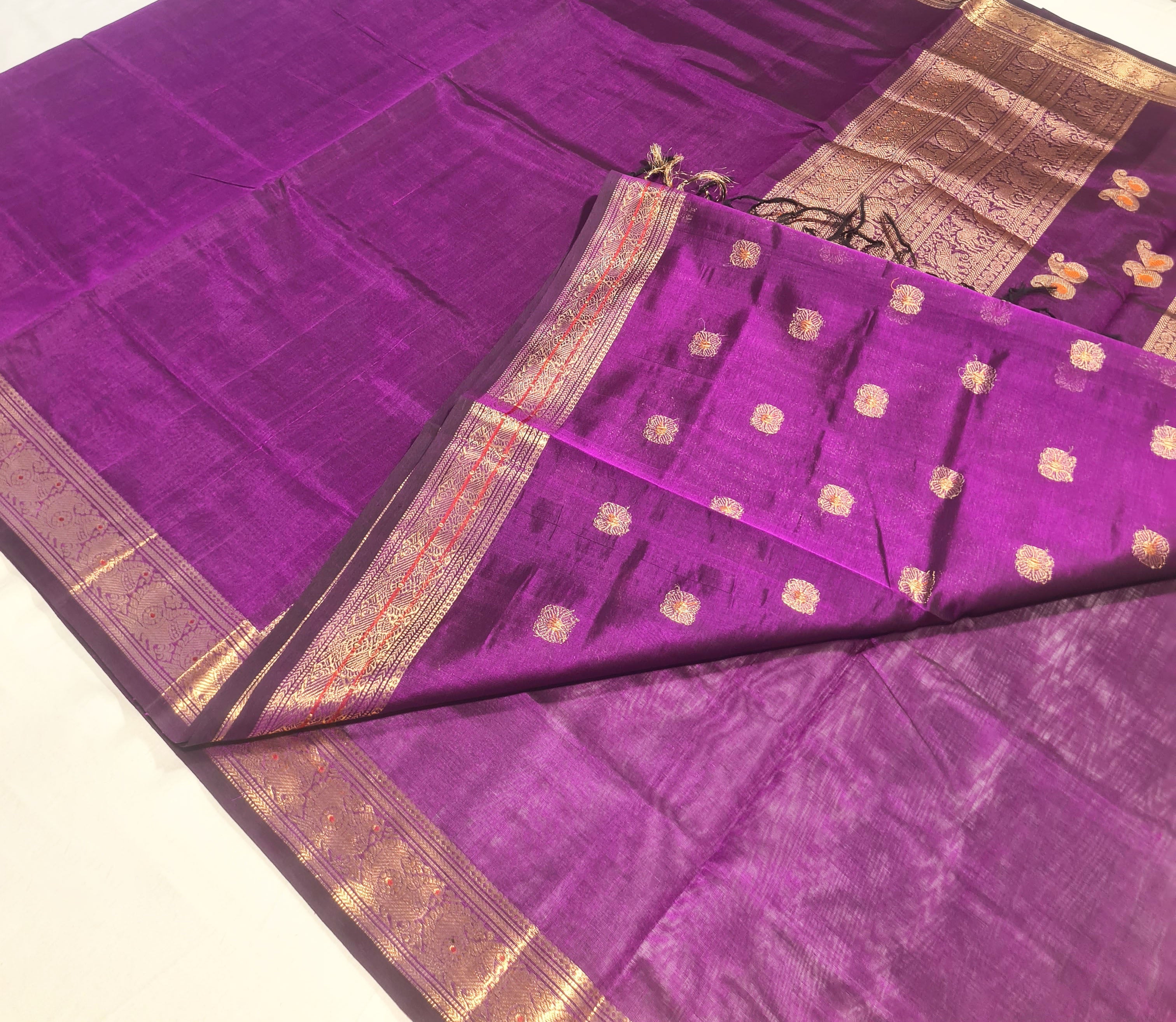 Kanchipuram Pure Silk Cotton Saree