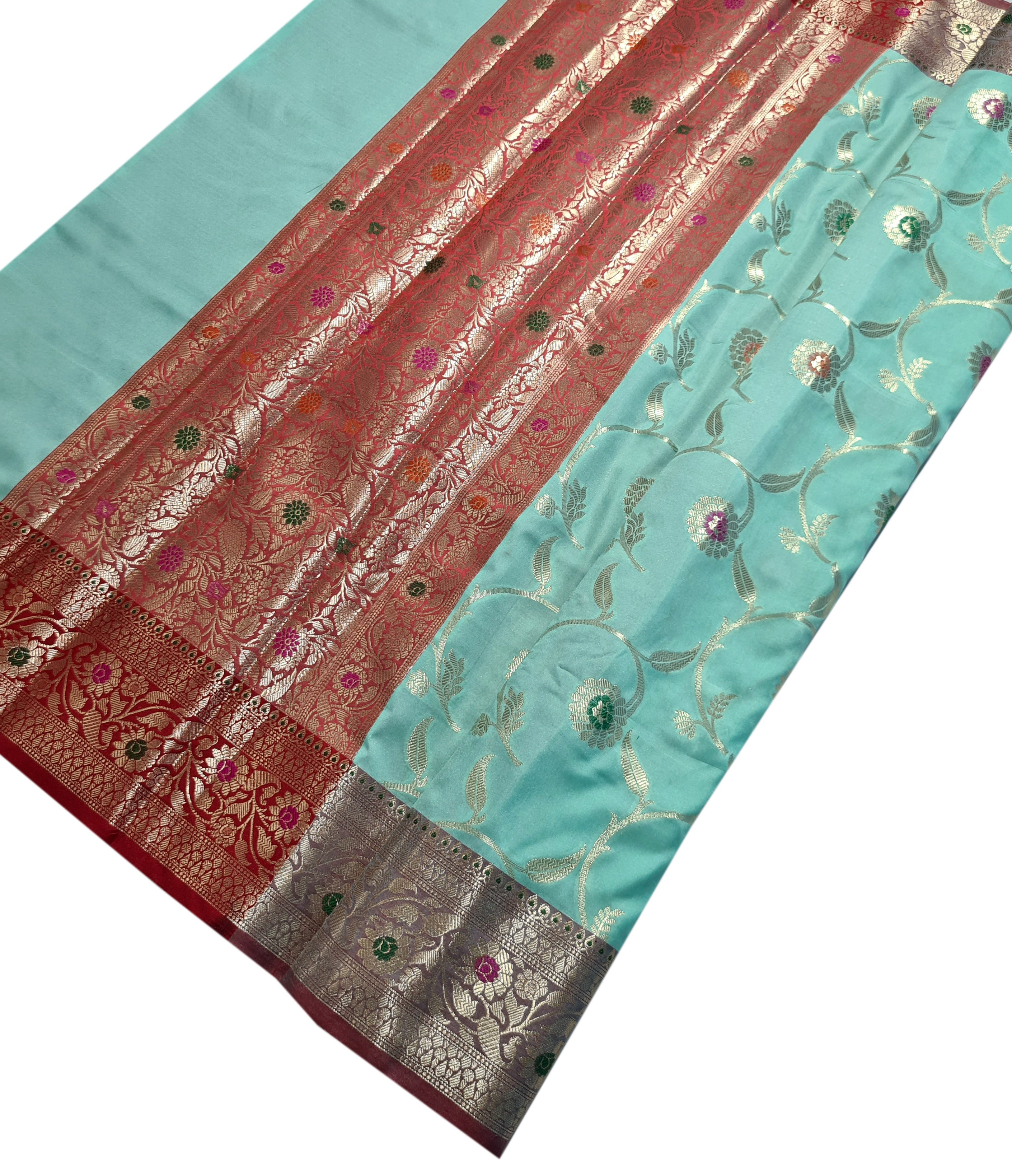 Banarasi Katan Jaal Silk Sarees