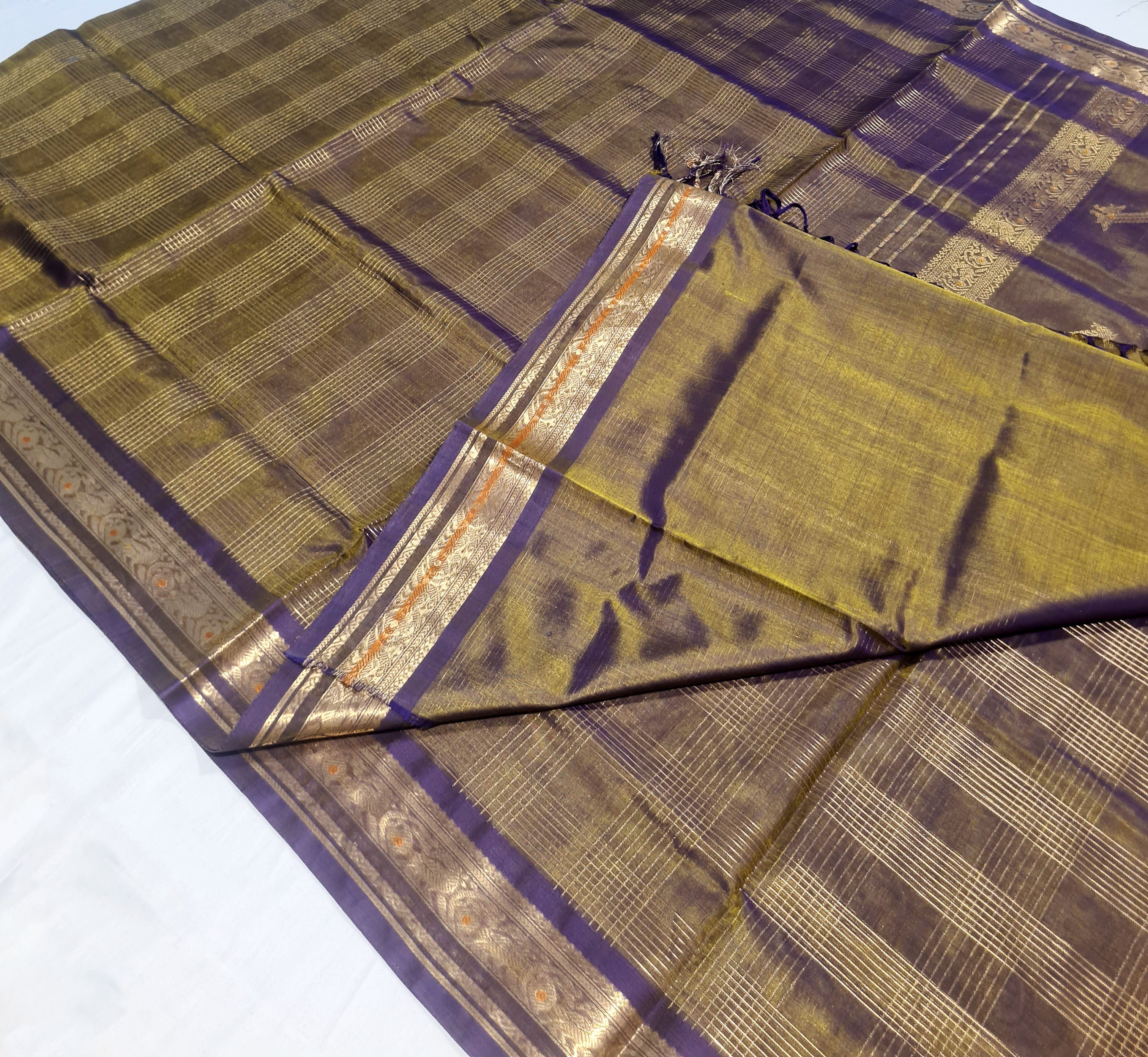 Kanchipuram Pure Silk Cotton Saree
