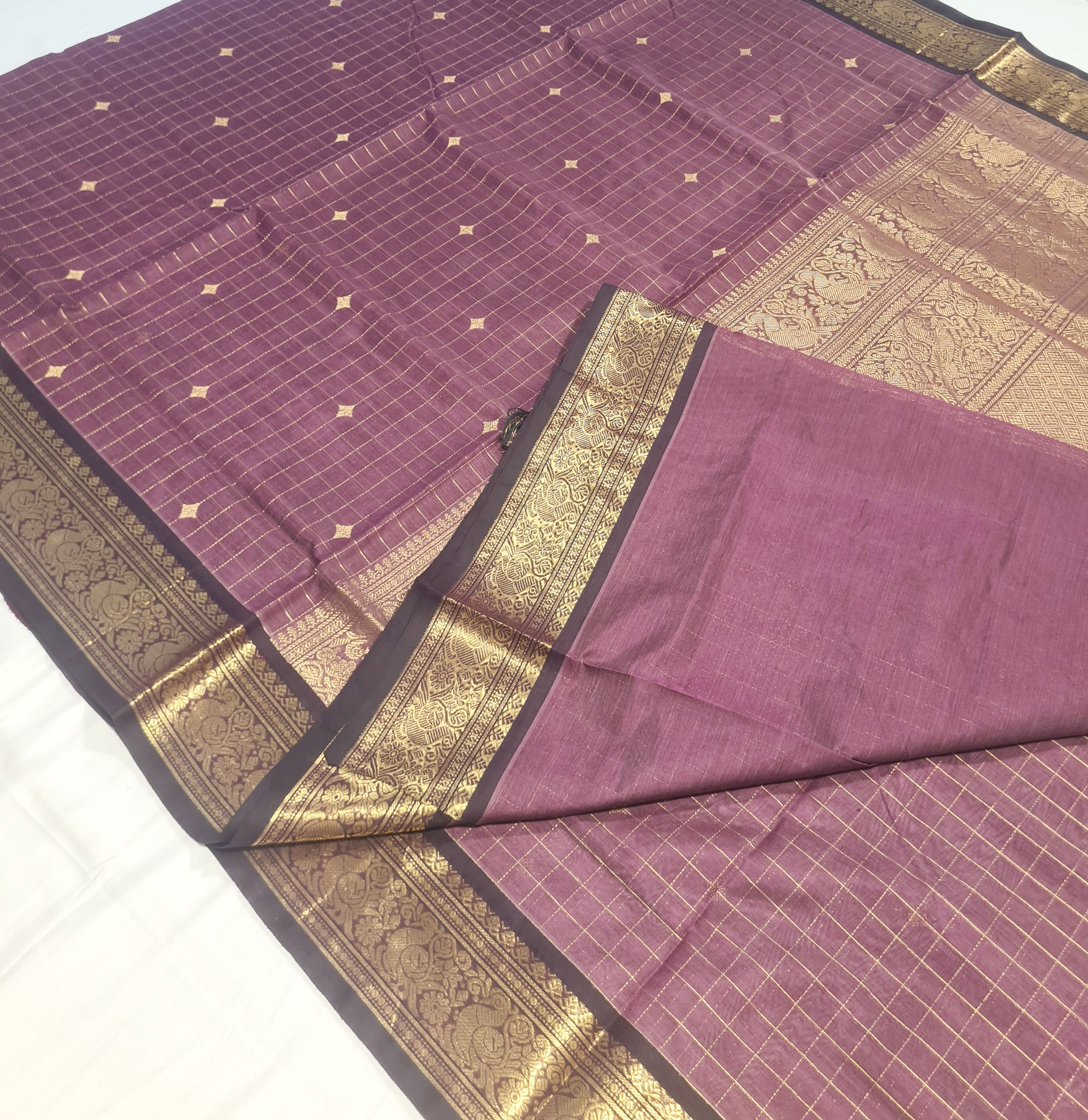 Kanchipuram Pure Silk Cotton Saree