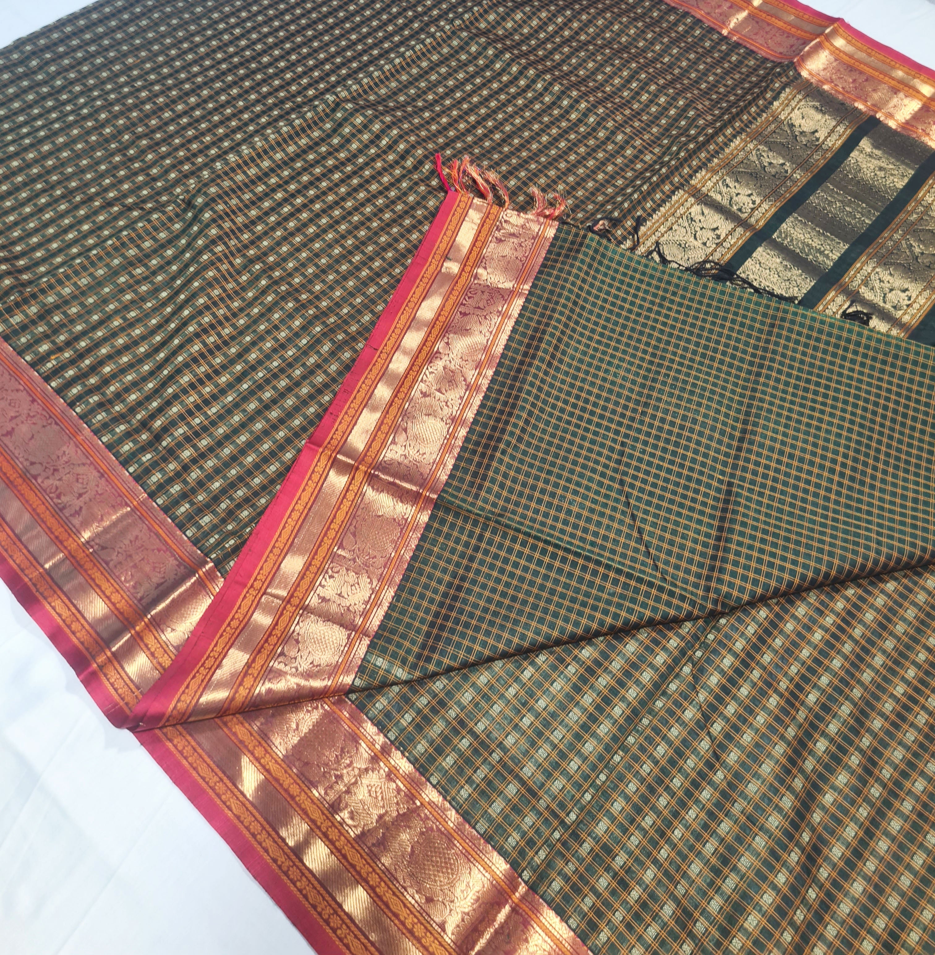 Kanchipuram Pure Silk Cotton Saree