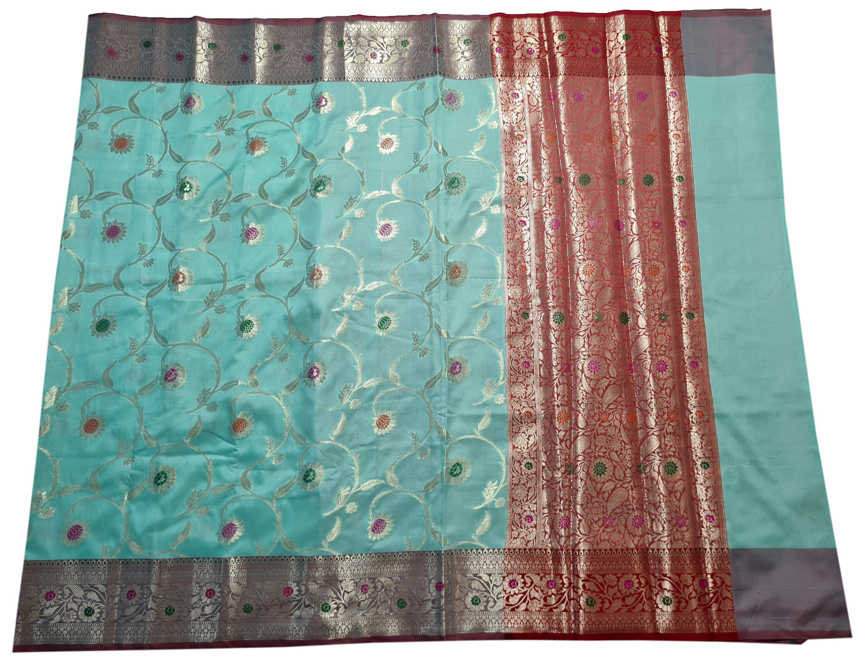Banarasi Katan Jaal Silk Sarees