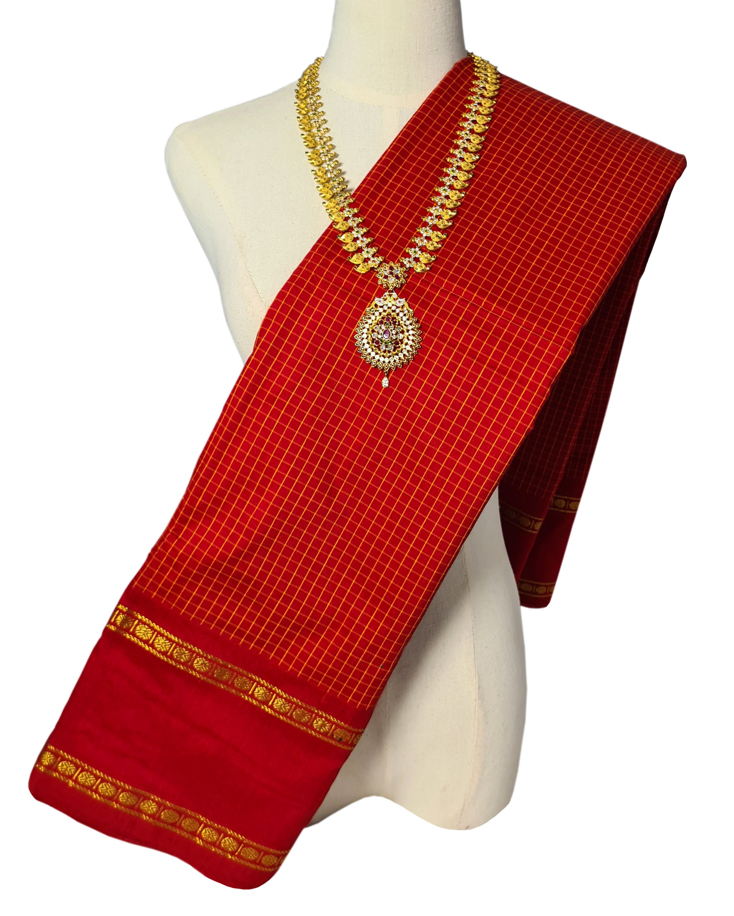 Vairaoosi Agarlic Cotton Silk Sarees