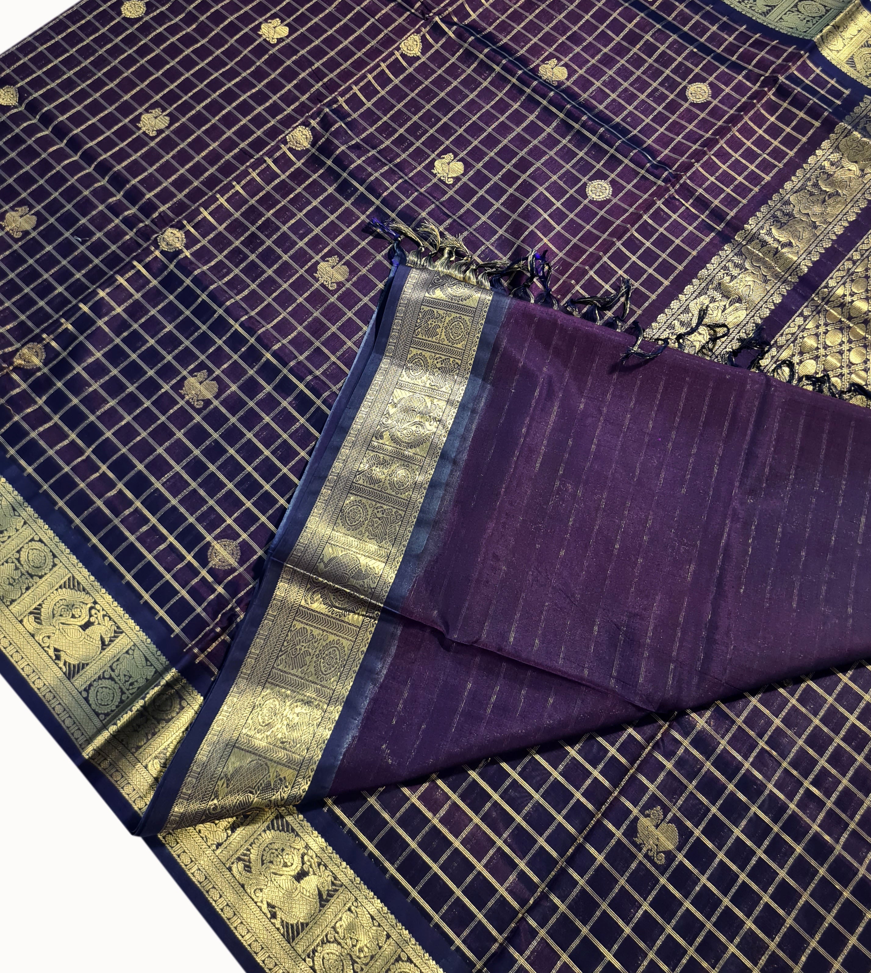Kanchipuram Pure Silk Cotton Saree