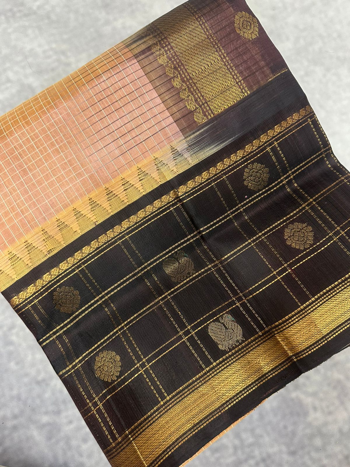 Kanchipuram Pure Silk Cotton Saree