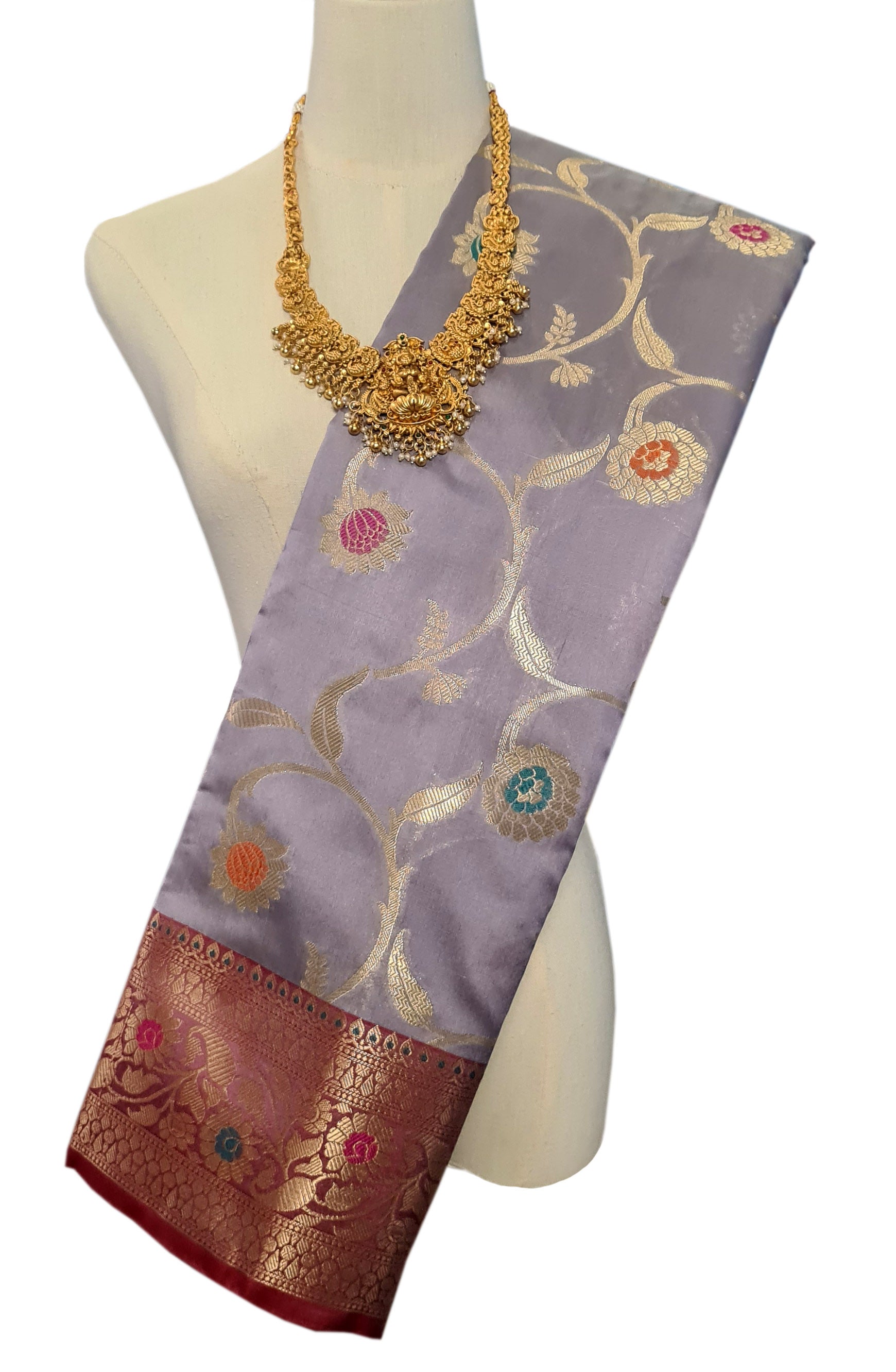 Banarasi Katan Jaal Silk Sarees
