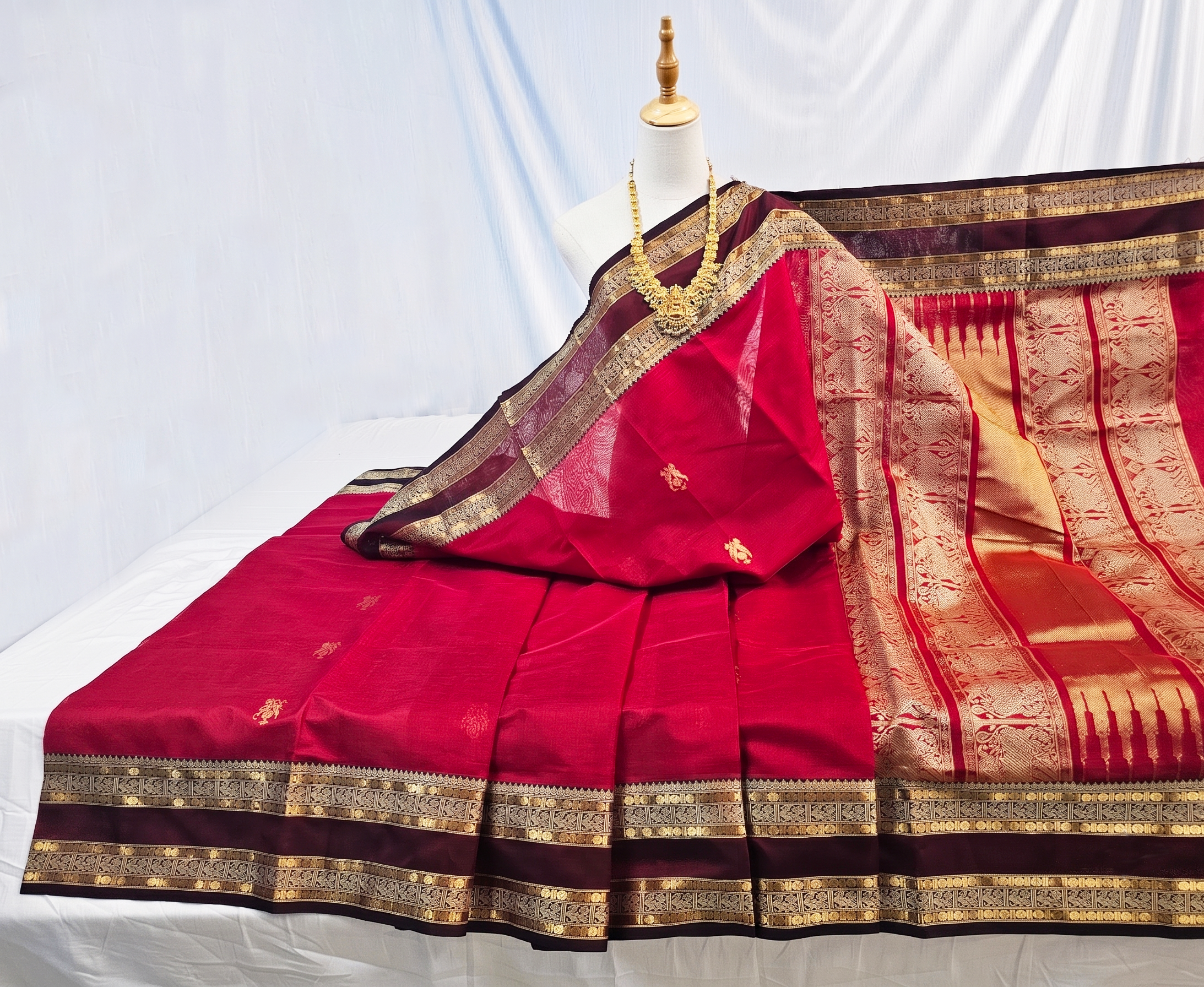 Kanchipuram Pure Silk Cotton Saree