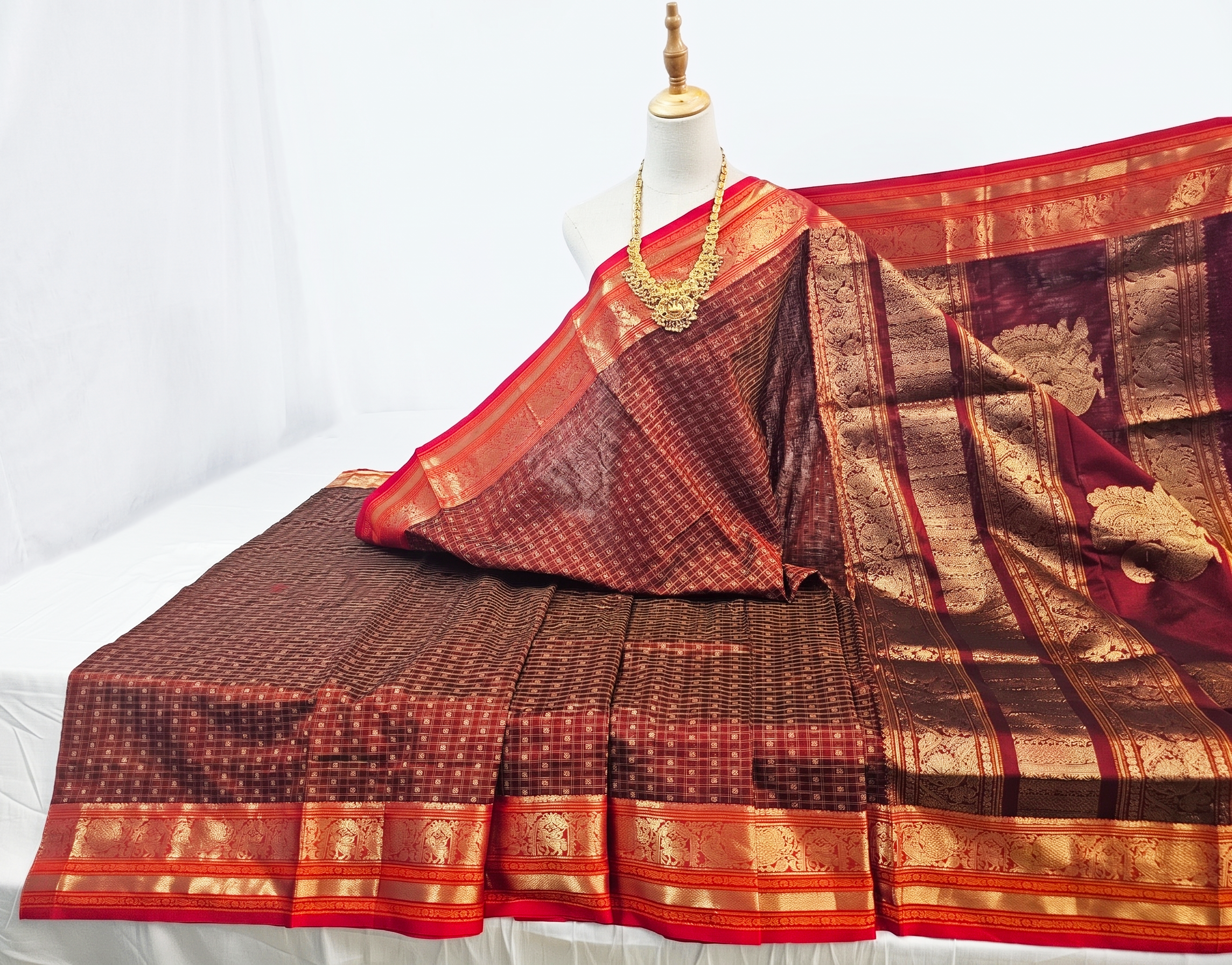 Kanchipuram Pure Silk Cotton Saree
