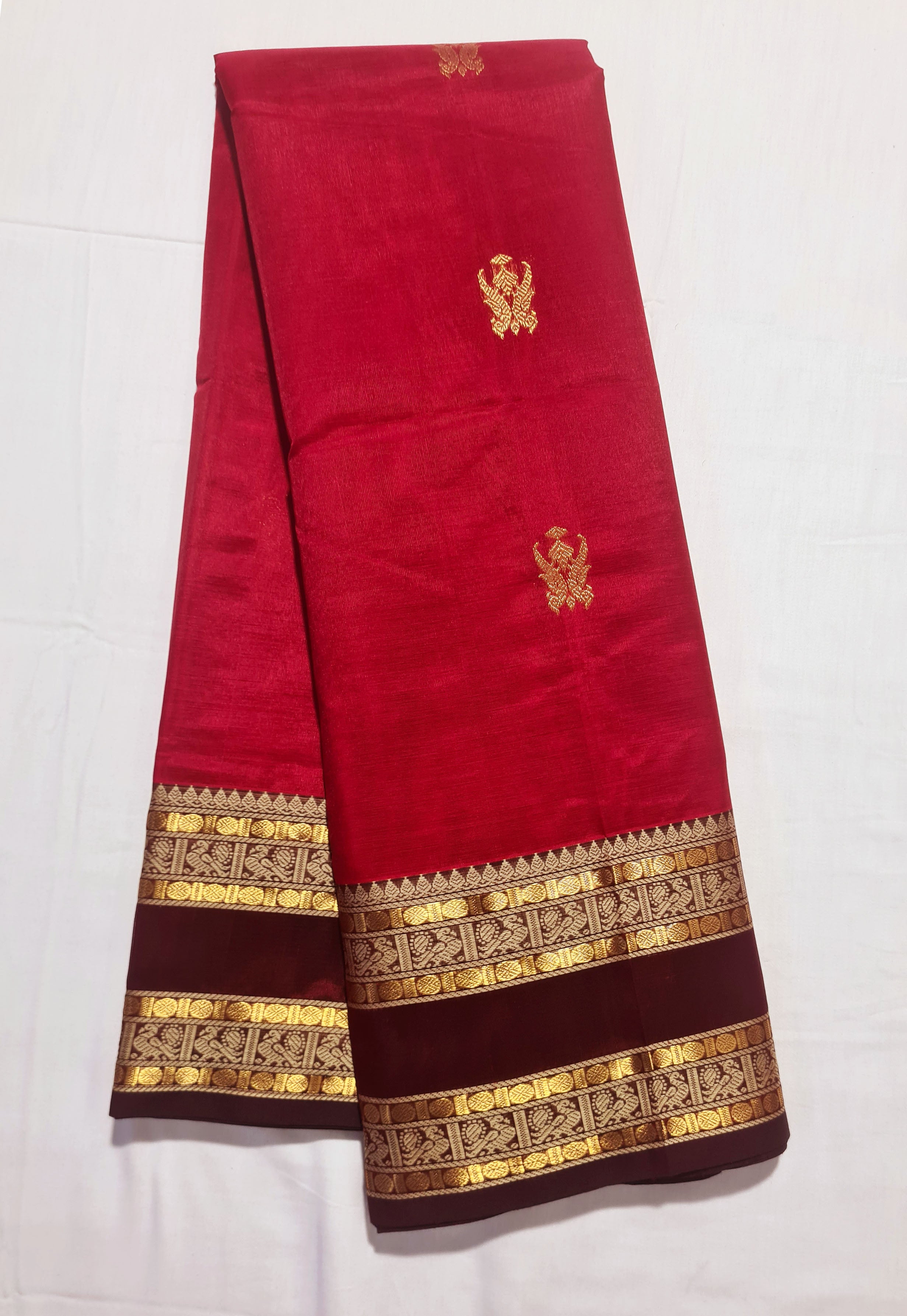 Kanchipuram Pure Silk Cotton Saree