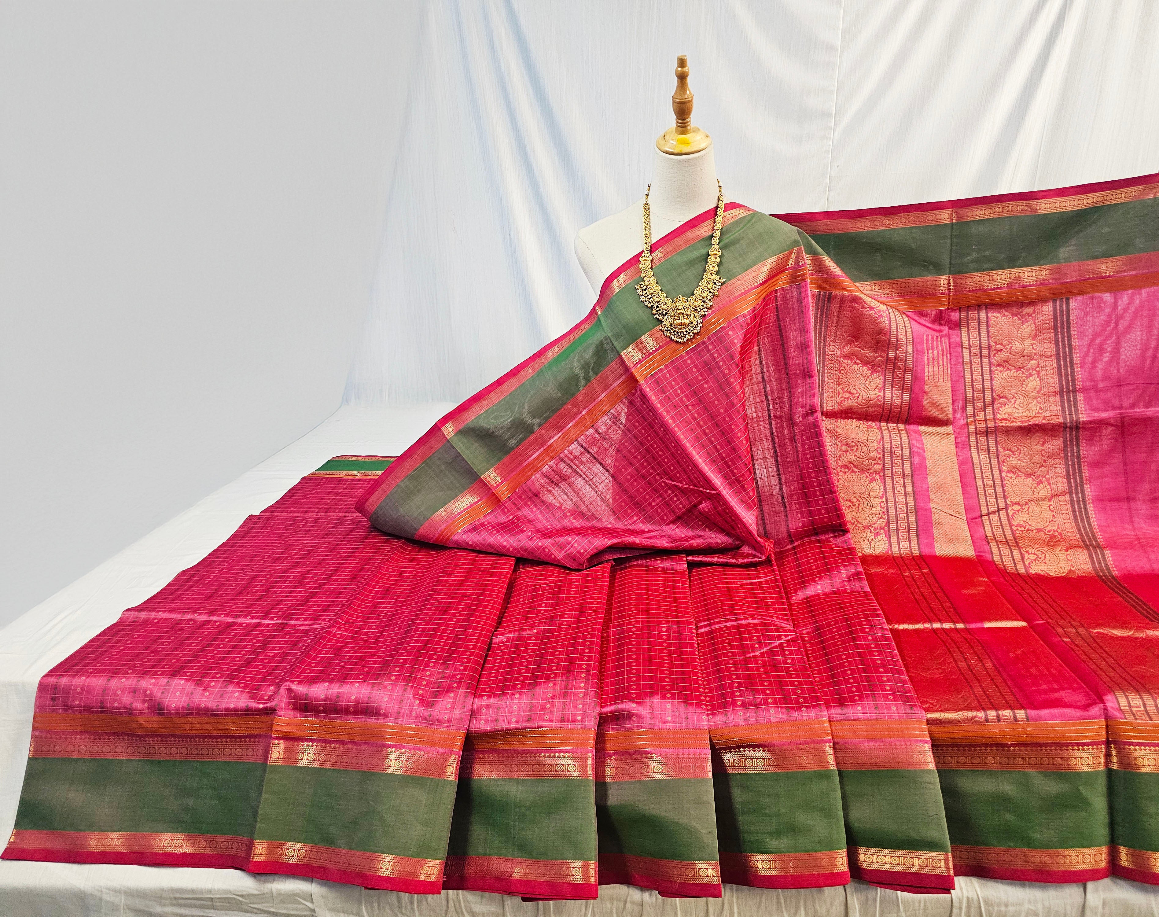 Kanchipuram Pure Silk Cotton Saree