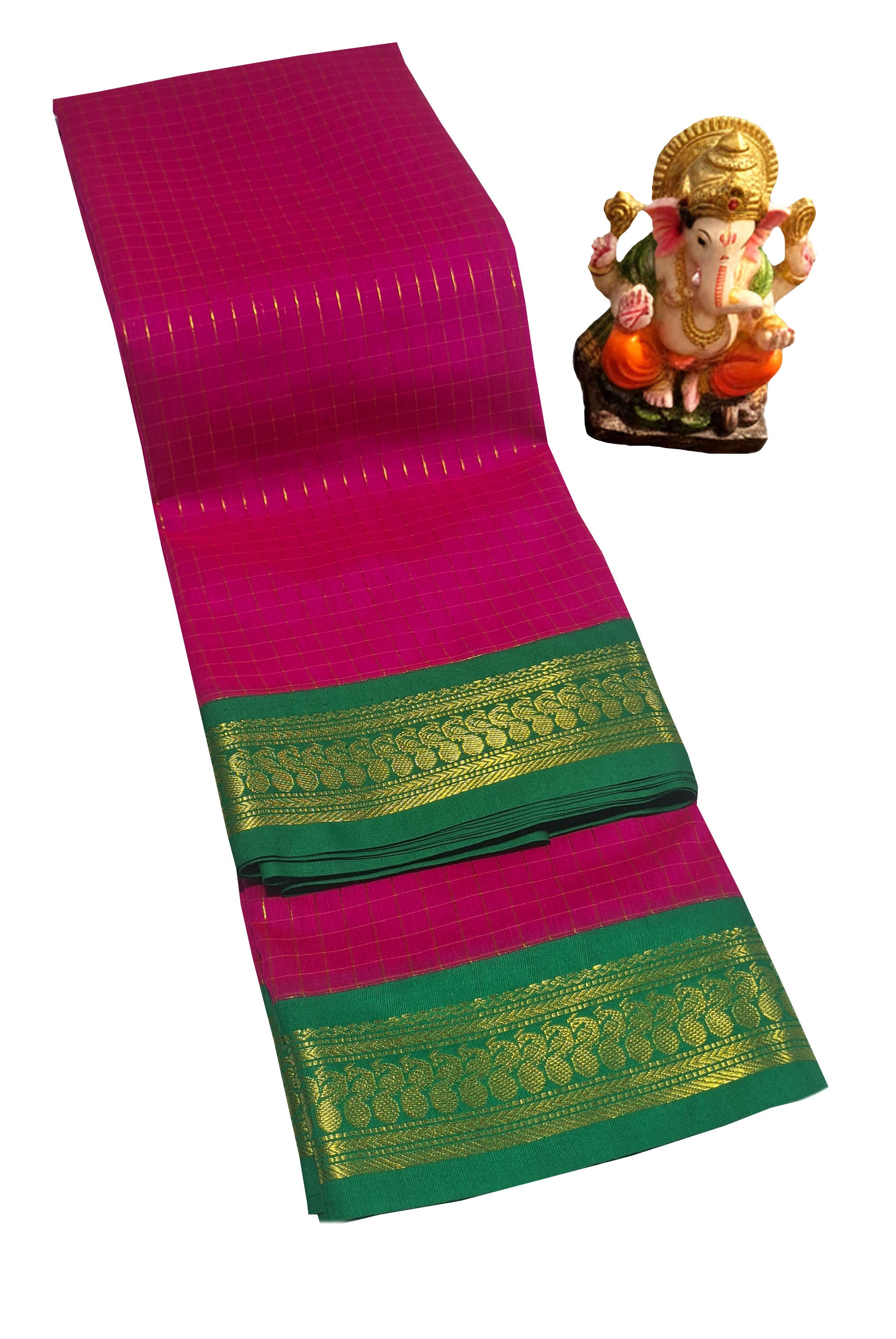 Kanchipuram Agarlic Cotton Sarees