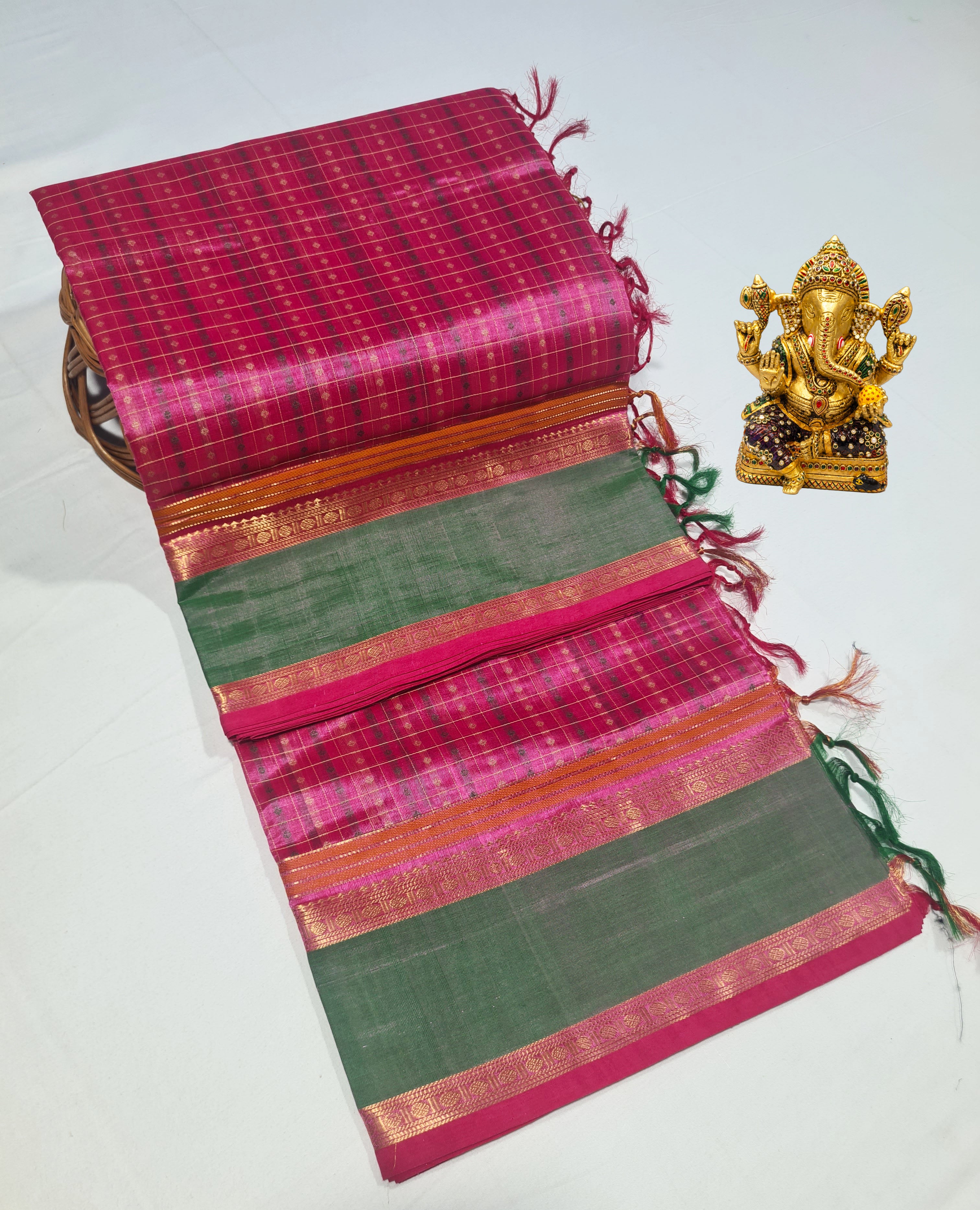 Kanchipuram Pure Silk Cotton Saree