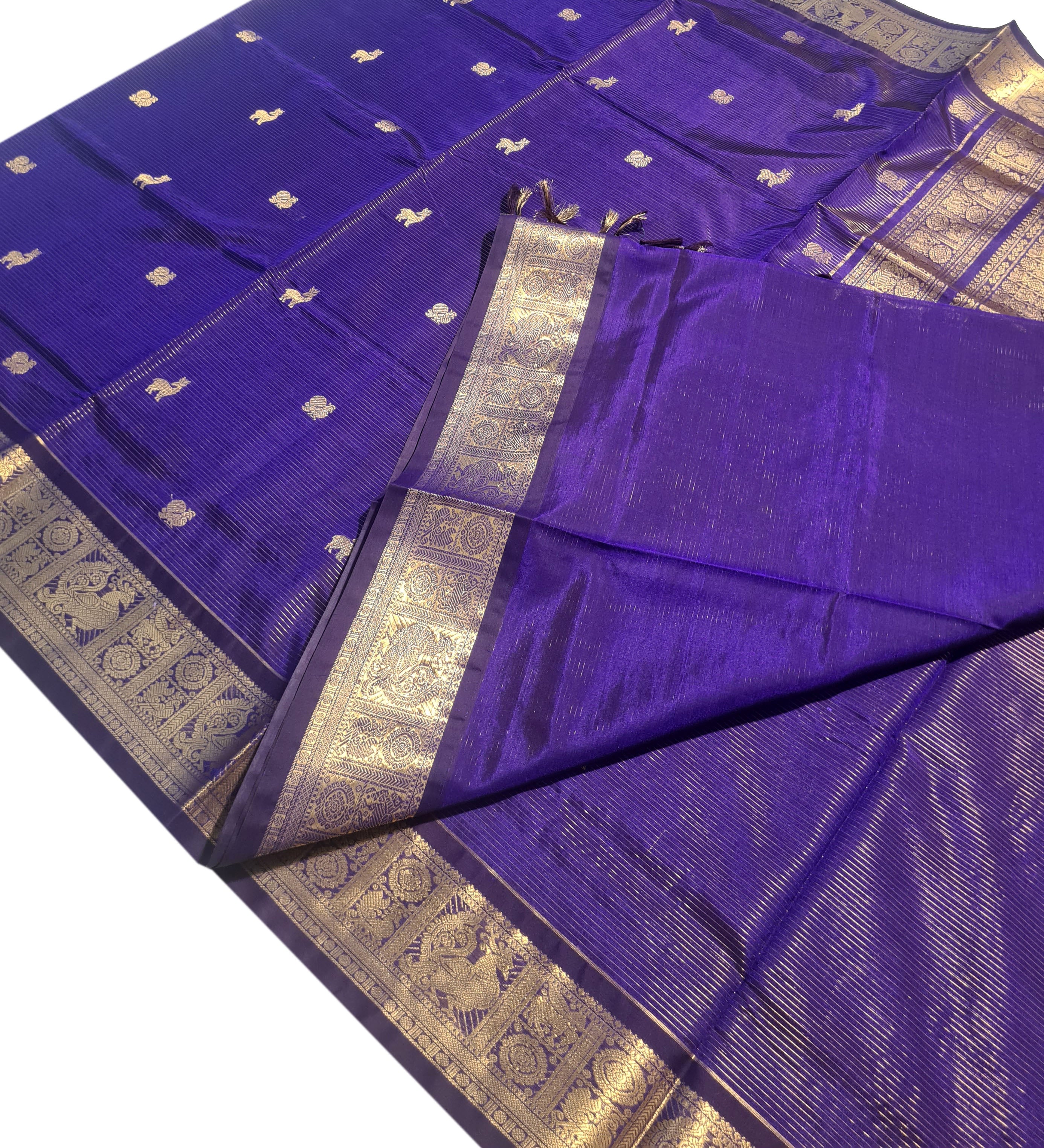 Kanchipuram Pure Silk Cotton Saree
