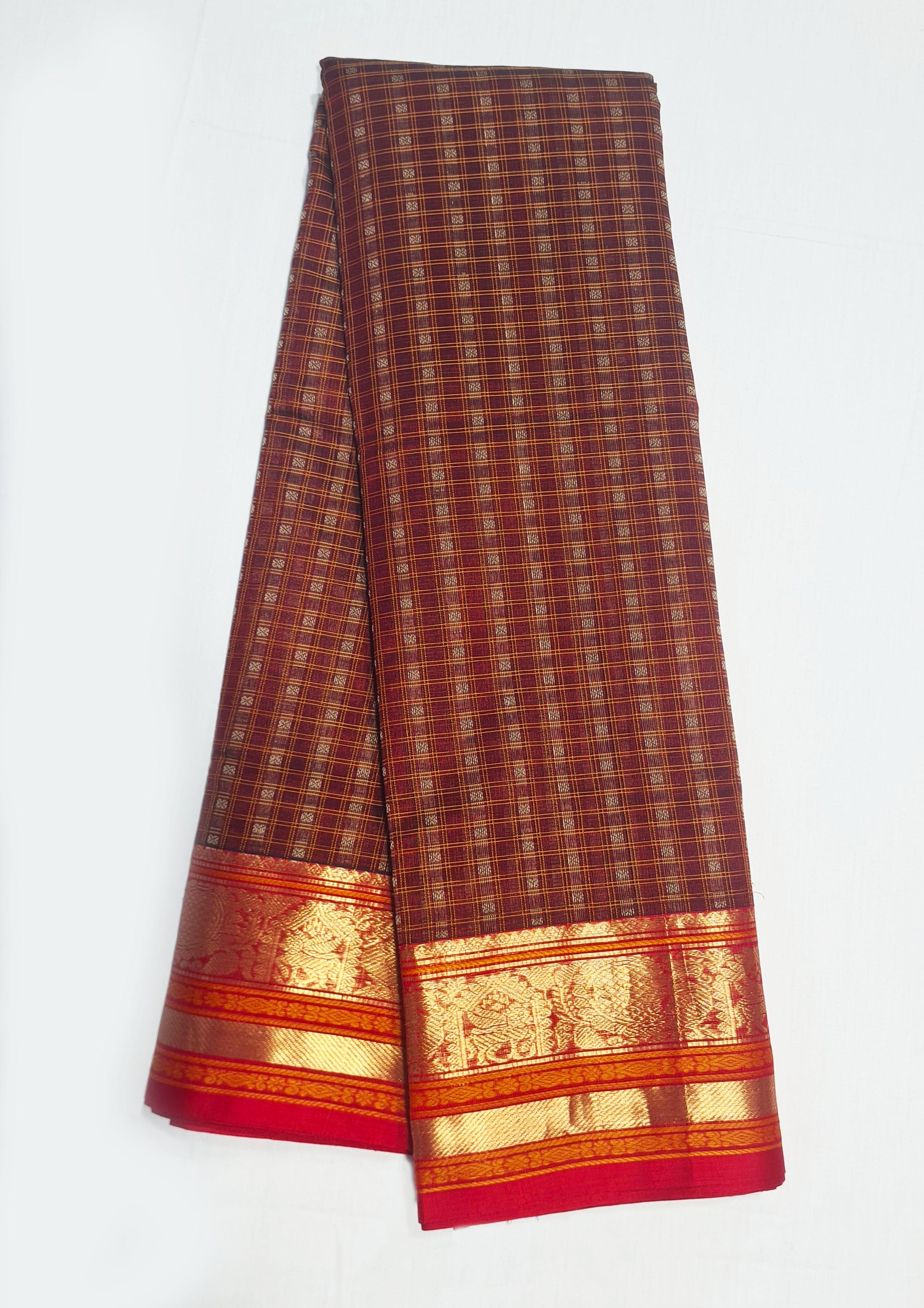 Kanchipuram Pure Silk Cotton Saree