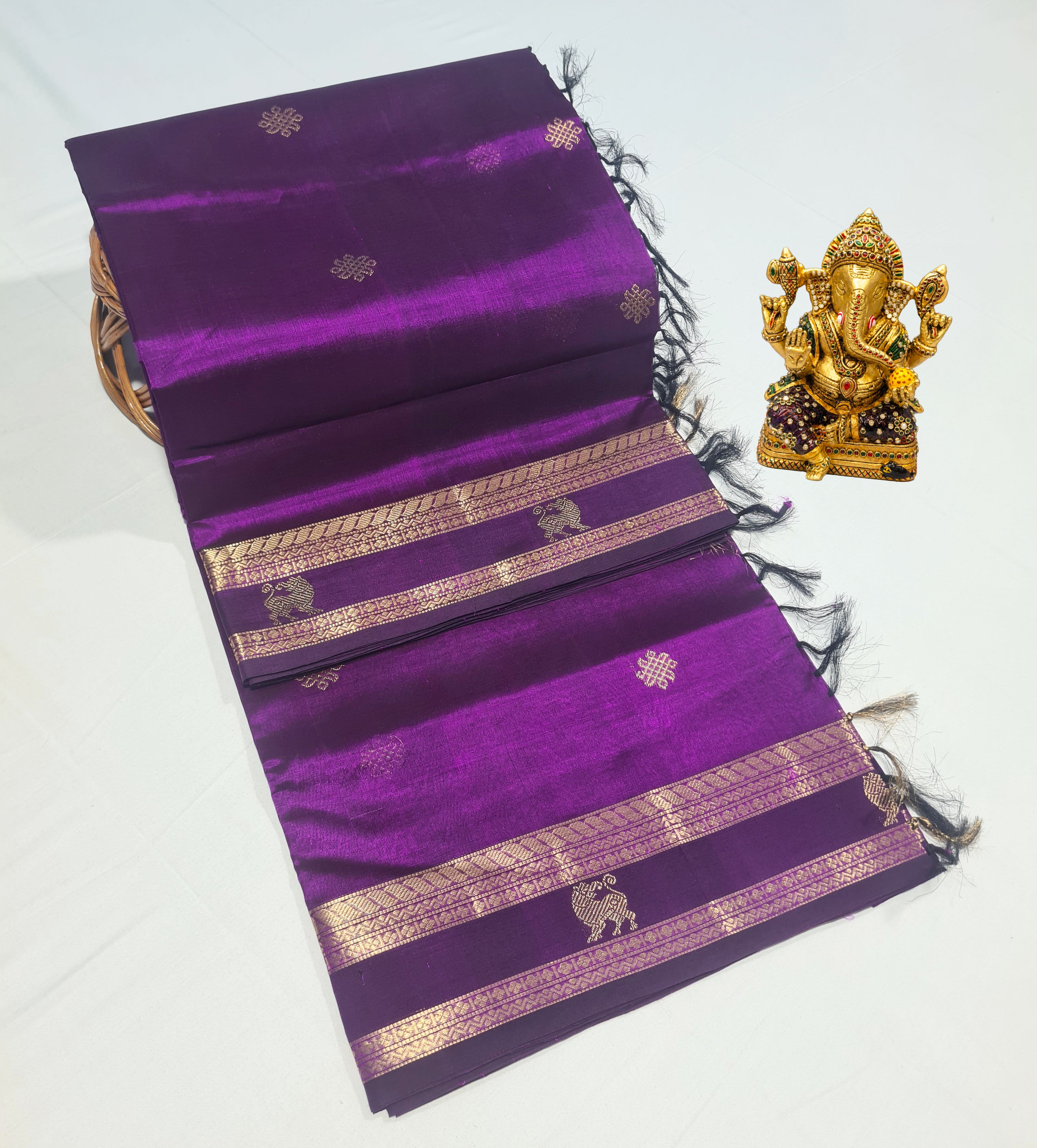 Kanchipuram Pure Silk Cotton Saree